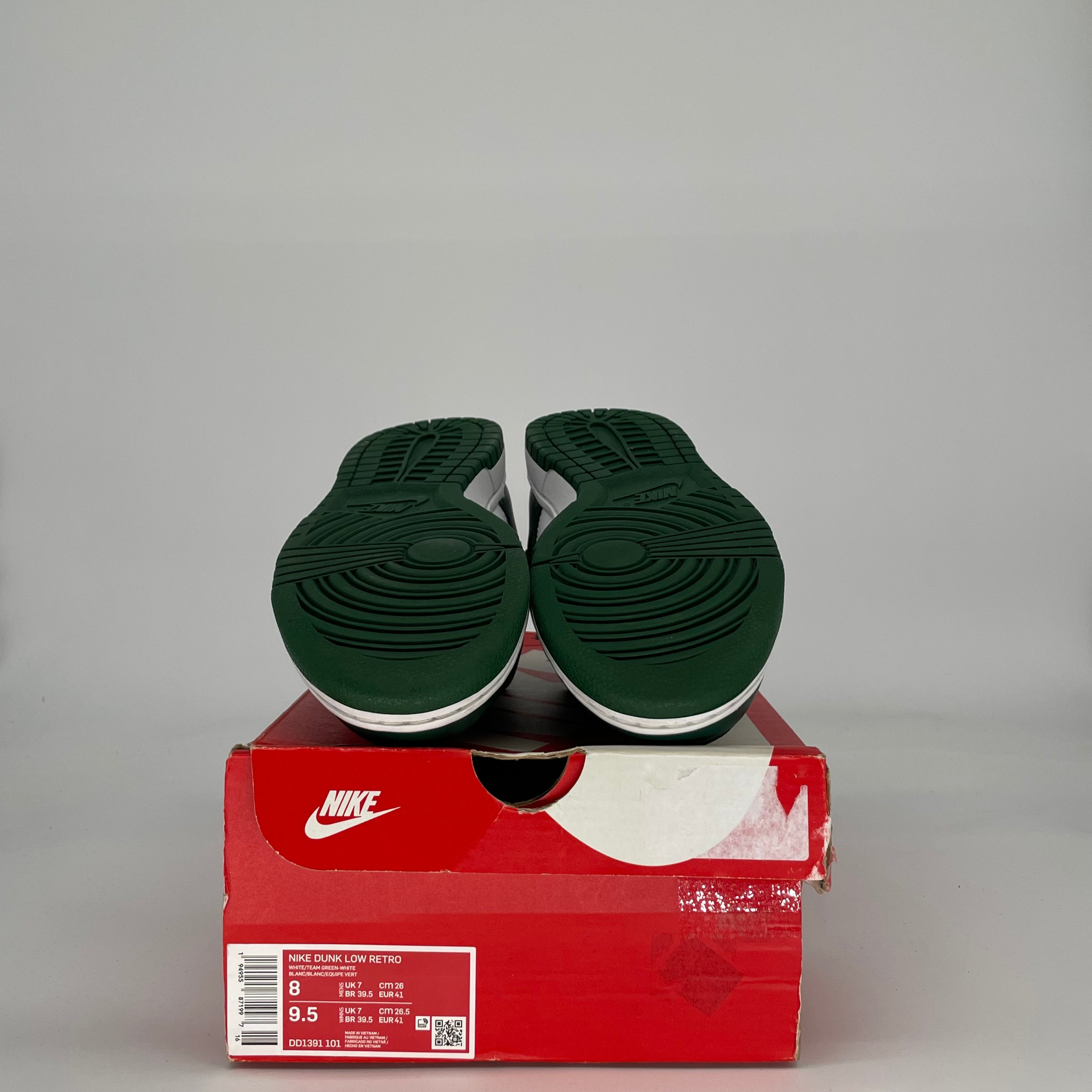 NIKE DUNK LOW MICHIGAN STATE DD1381-101 SIZE 8/9.5W
