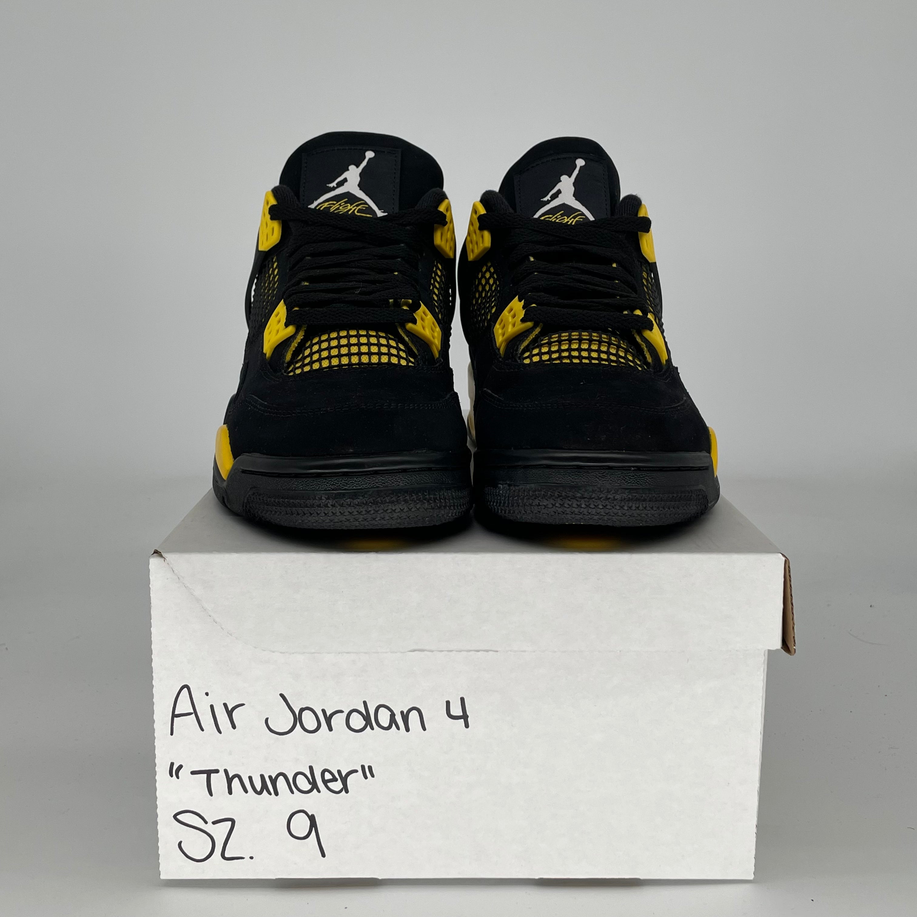 AIR JORDAN 4 THUNDER DH6927-017 SIZE 9/10.5W