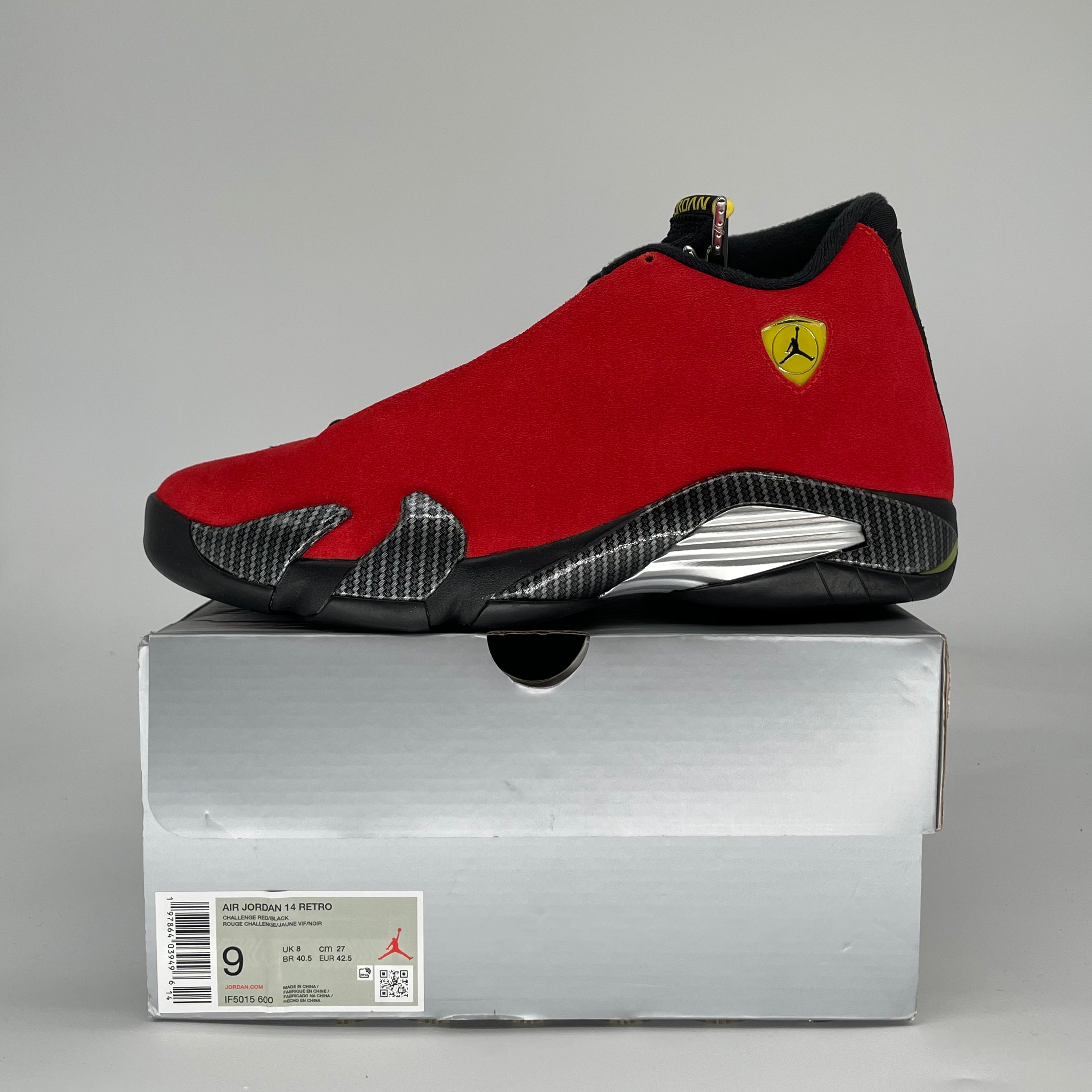 AIR JORDAN 14 FERRARI IF5015-600 SIZE 9/10.5