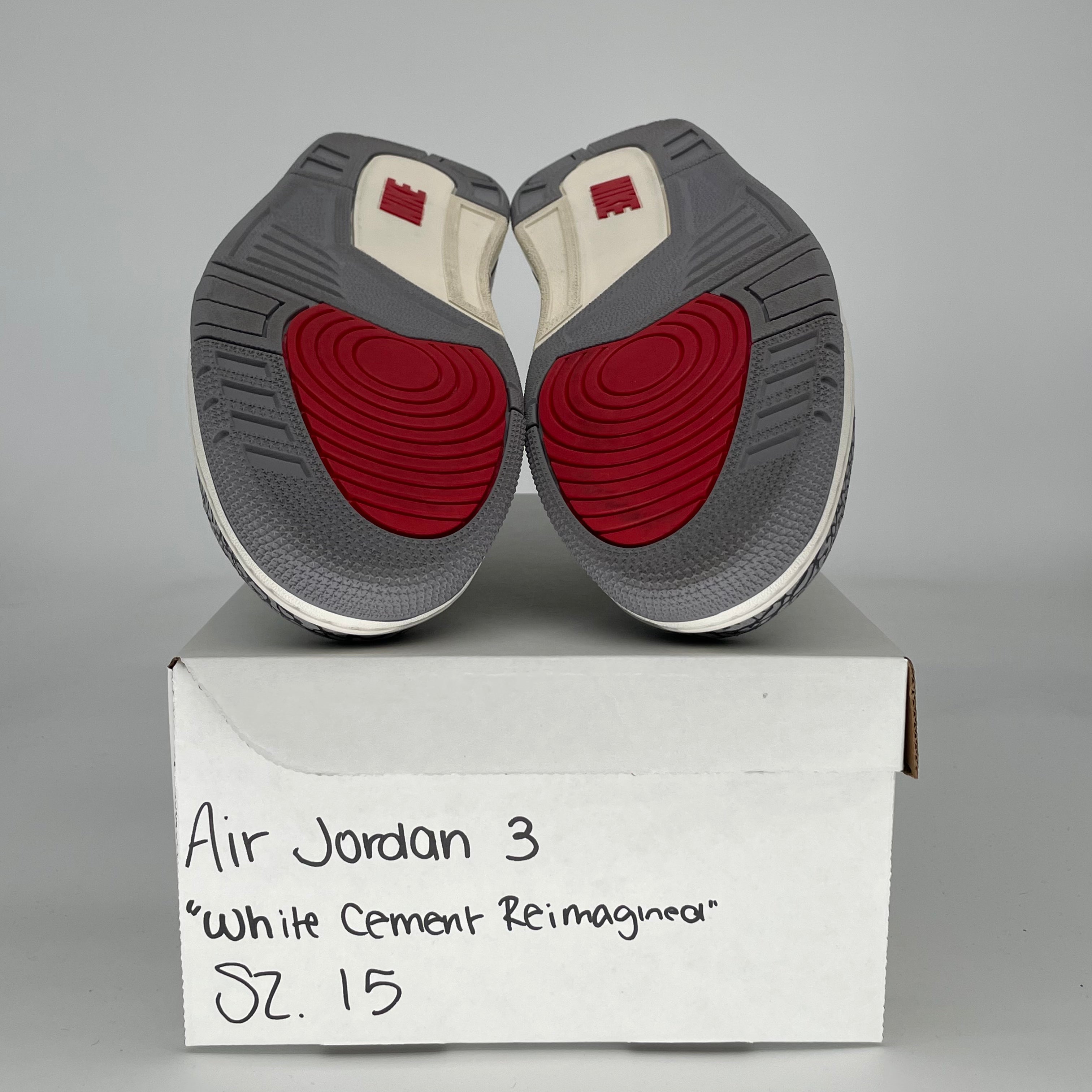 AIR JORDAN 3 WHITE CEMENT REIMAGINED DN3707-100 SIZE 15/16.5W