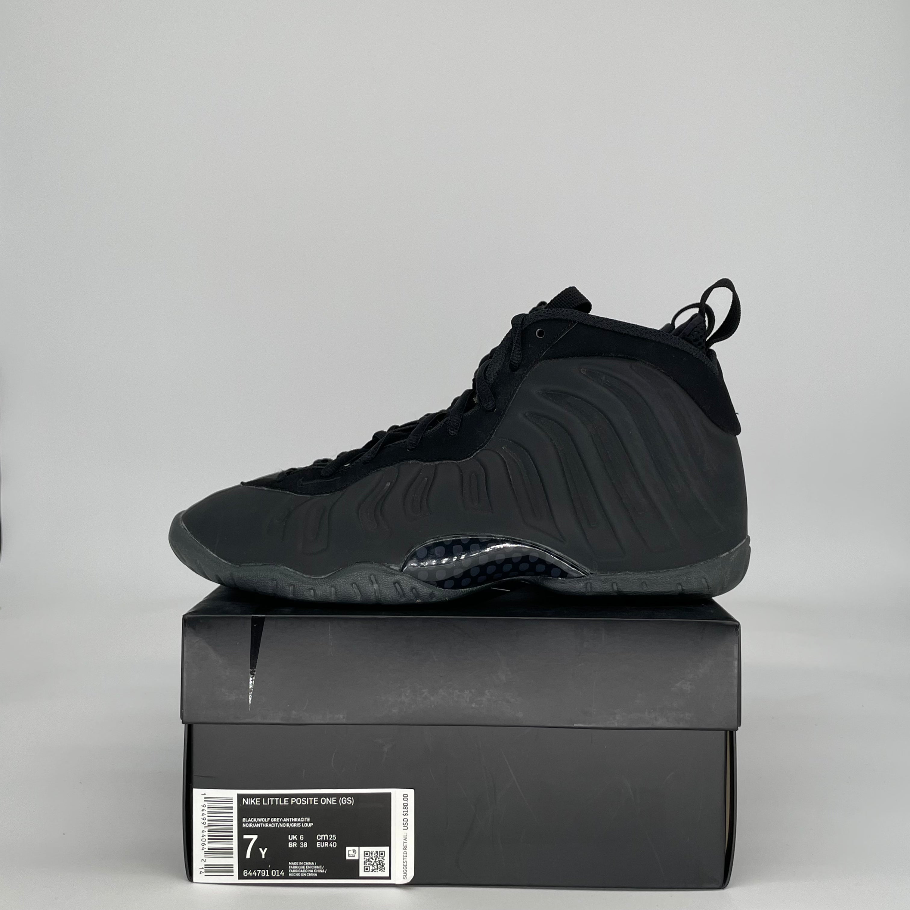 NIKE AIR FOAMPOSITE ONE ANTHRACITE 644791-014 SIZE 7/8.5W