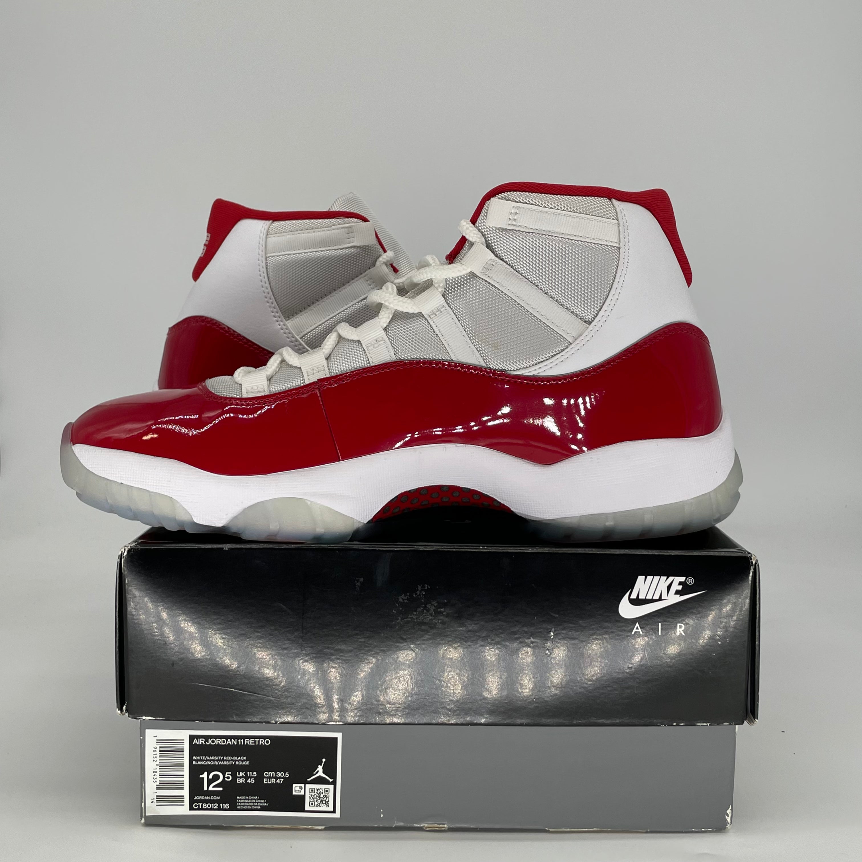 AIR JORDAN 11 CHERRY CT8012-116 SIZE 12.5/14W