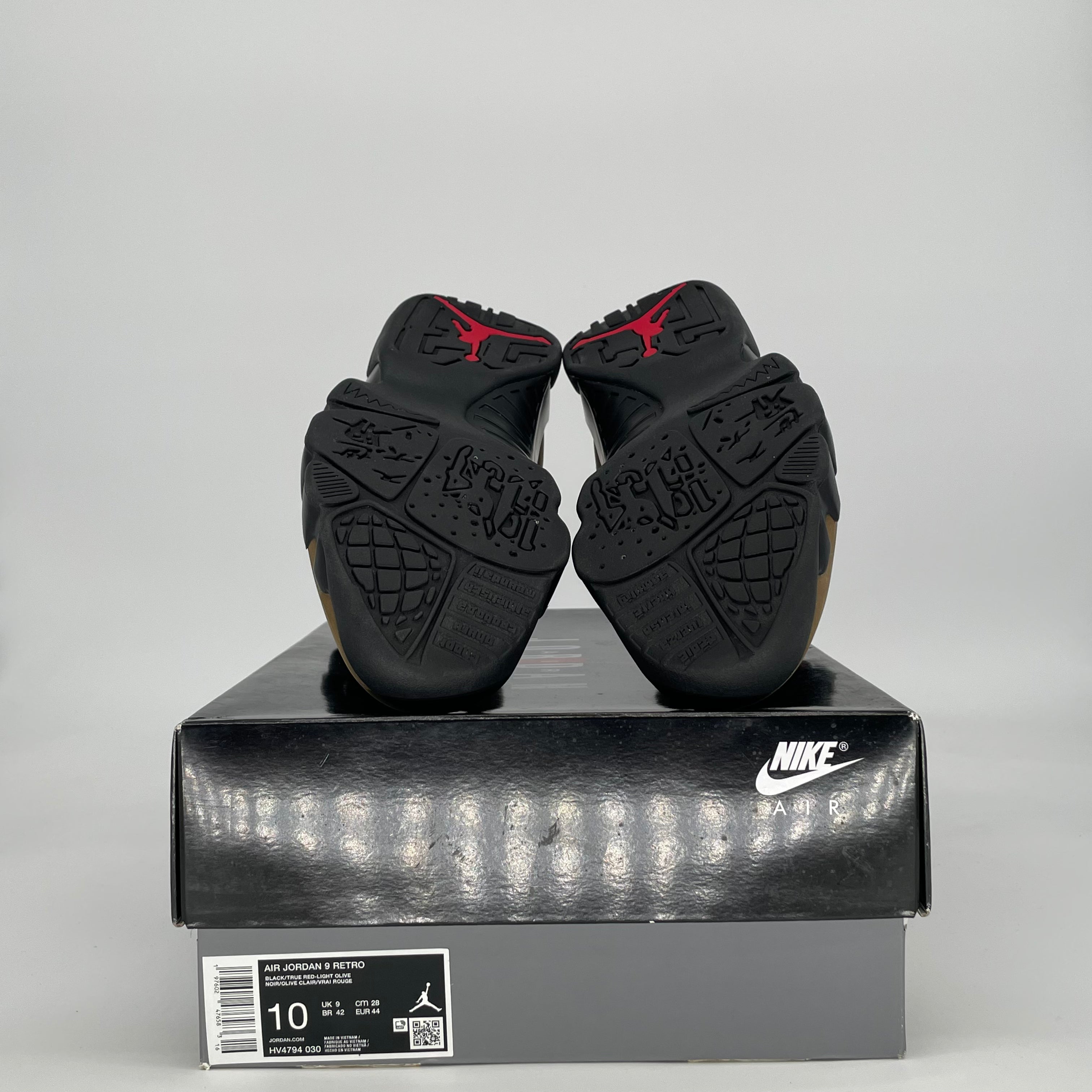 AIR JORDAN 9 OLIVE HV4794-030 SIZE 10/11.5W