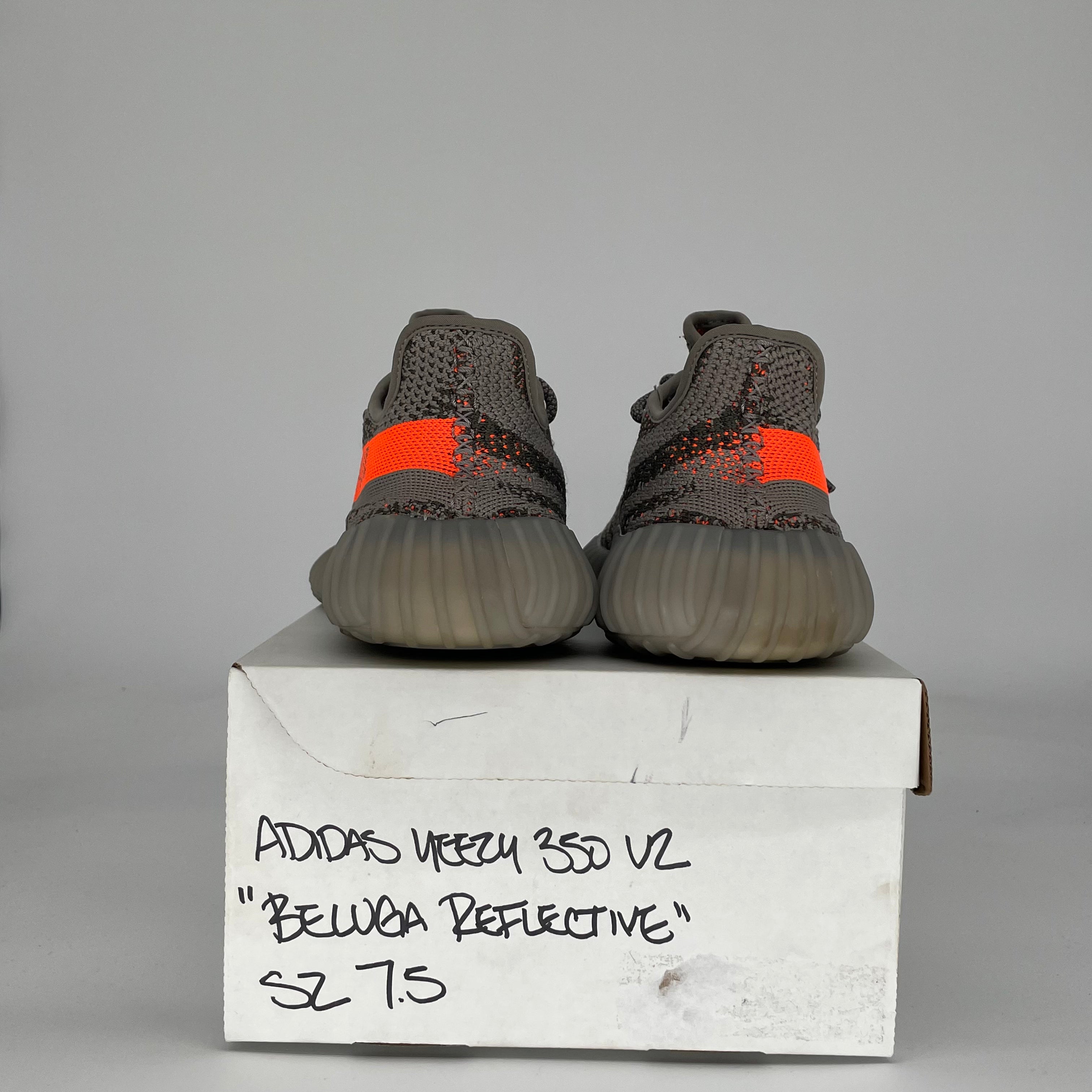 ADIDAS YEEZY 350 V2 BELUGA REFLECTIVE GW1229 SIZE 7.5/9W