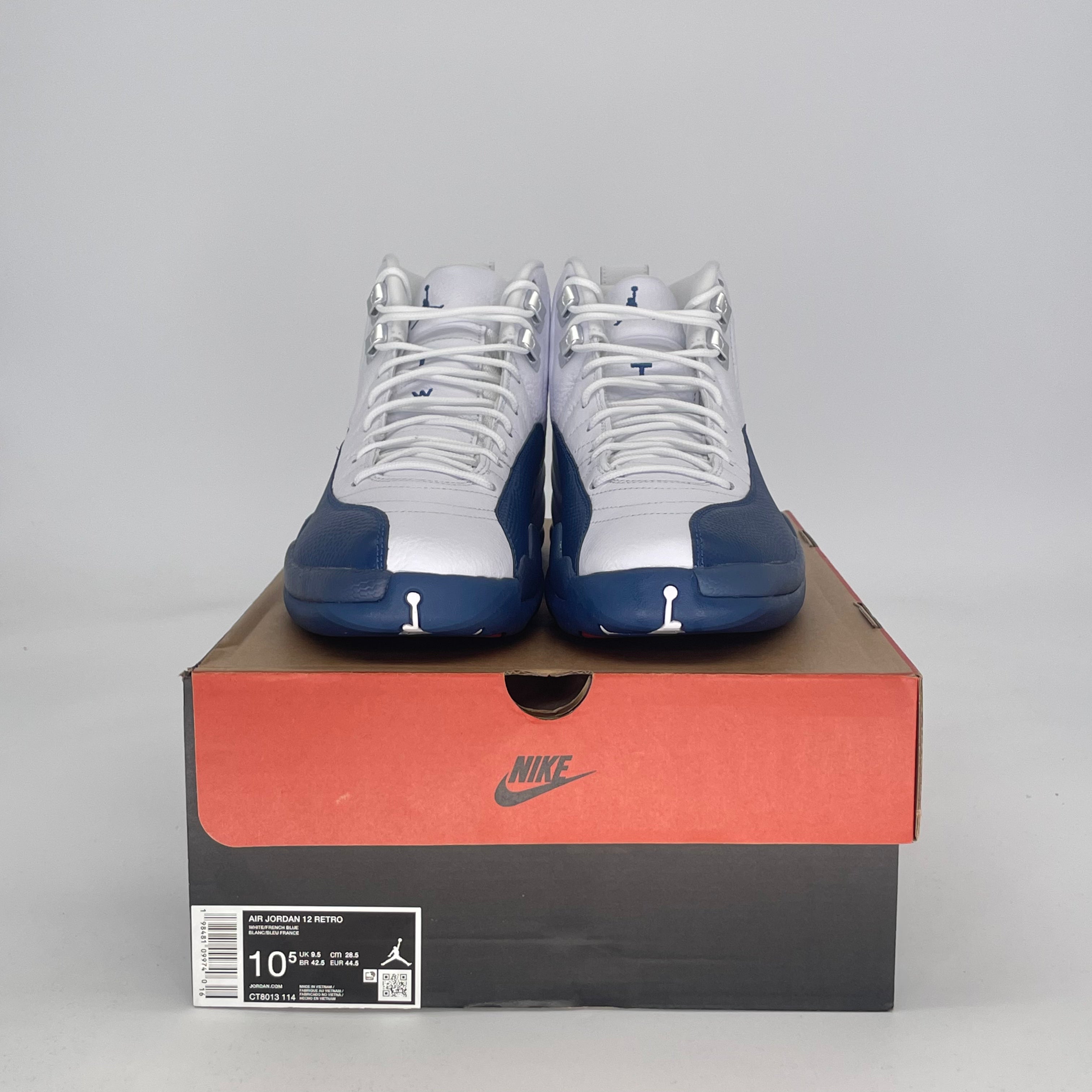 AIR JORDAN 12 FRENCH BLUE CT8013-114 SIZE 10.5/12W