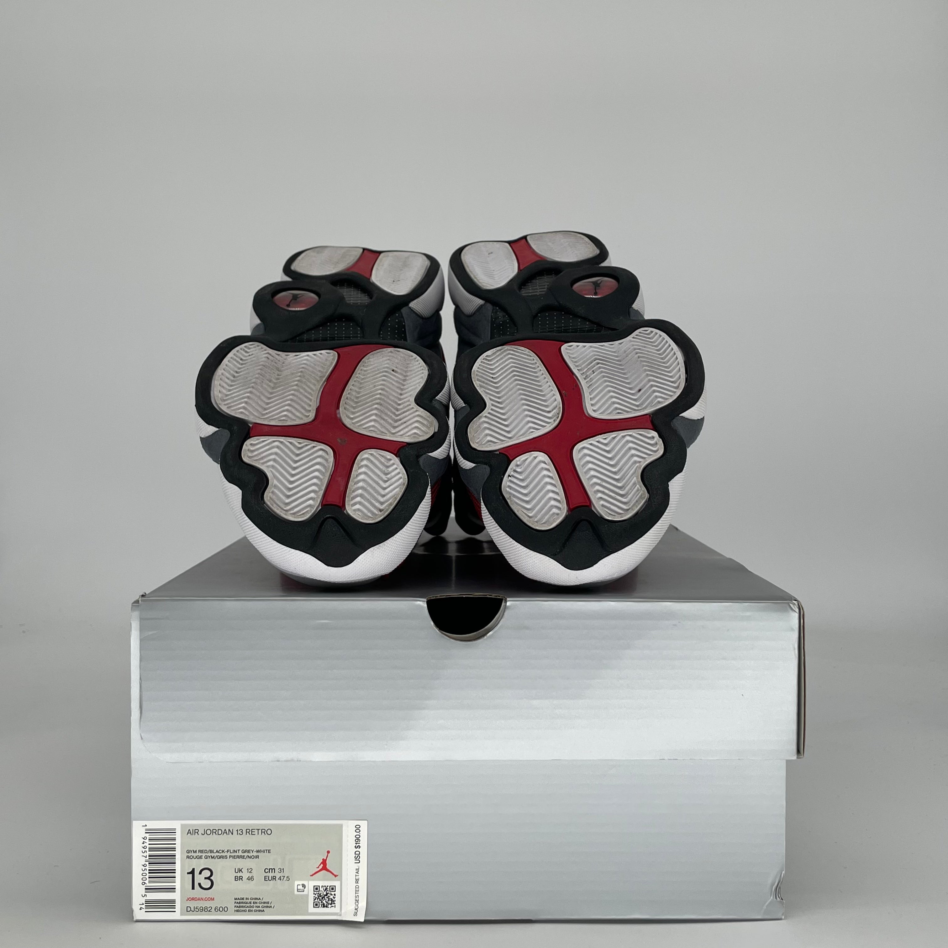 AIR JORDAN 13 RED FLINT DJ5982-600 SIZE 13/14.5W