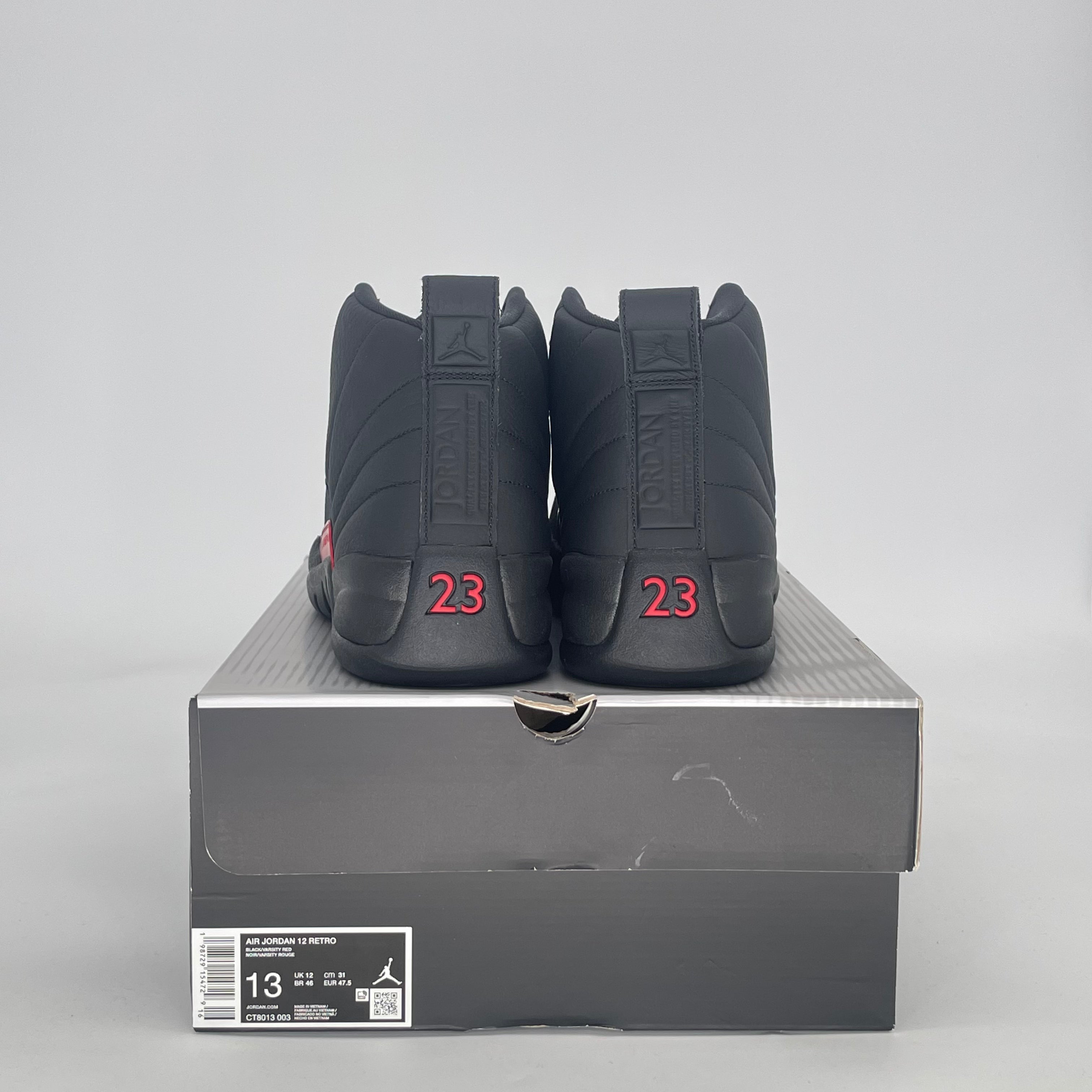 AIR JORDAN 12 BLOODLINE CT8013-003 SIZE 13/14.5W