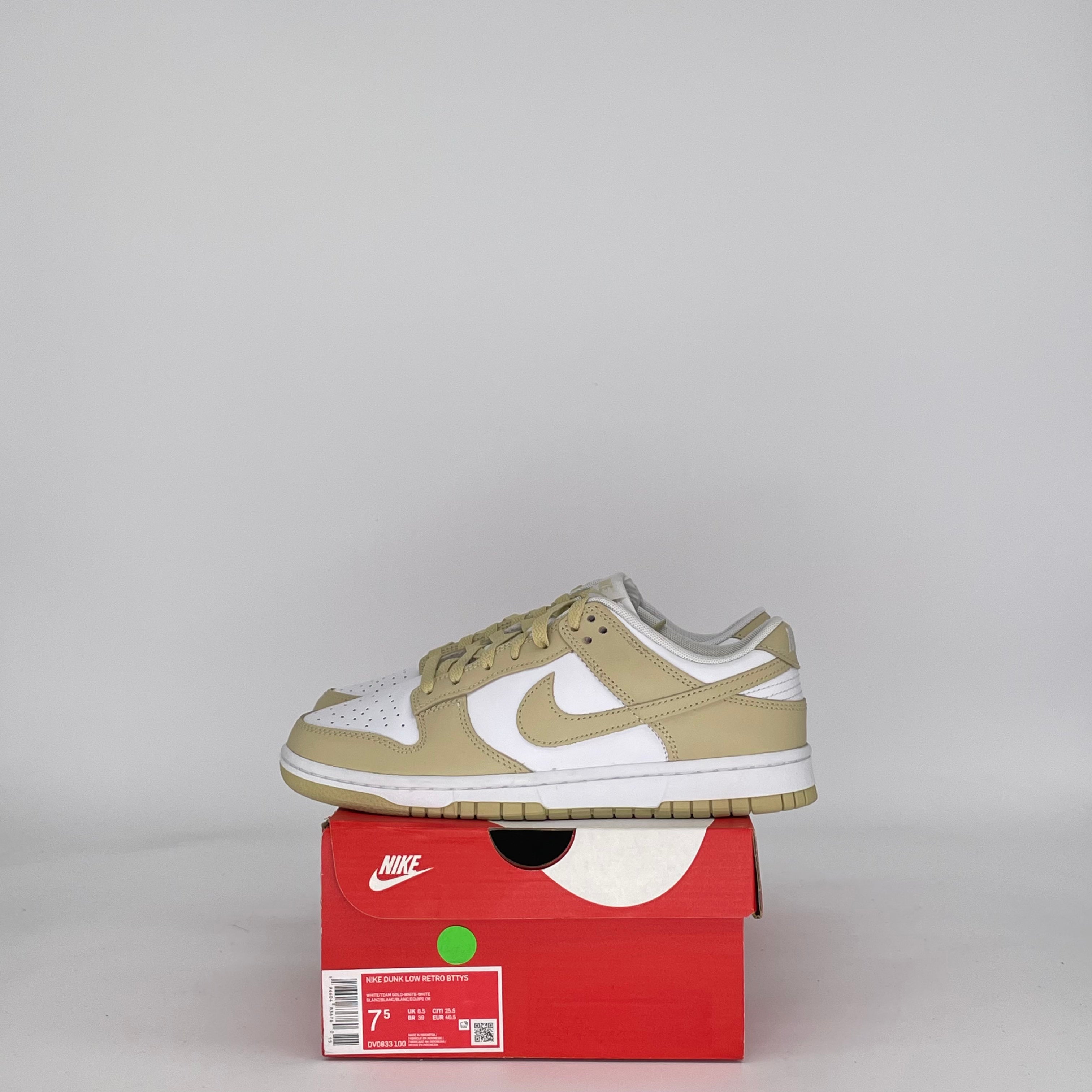 NIKE DUNK LOW TEAM GOLD DV0833-100 SIZE 7.5/9W MENS