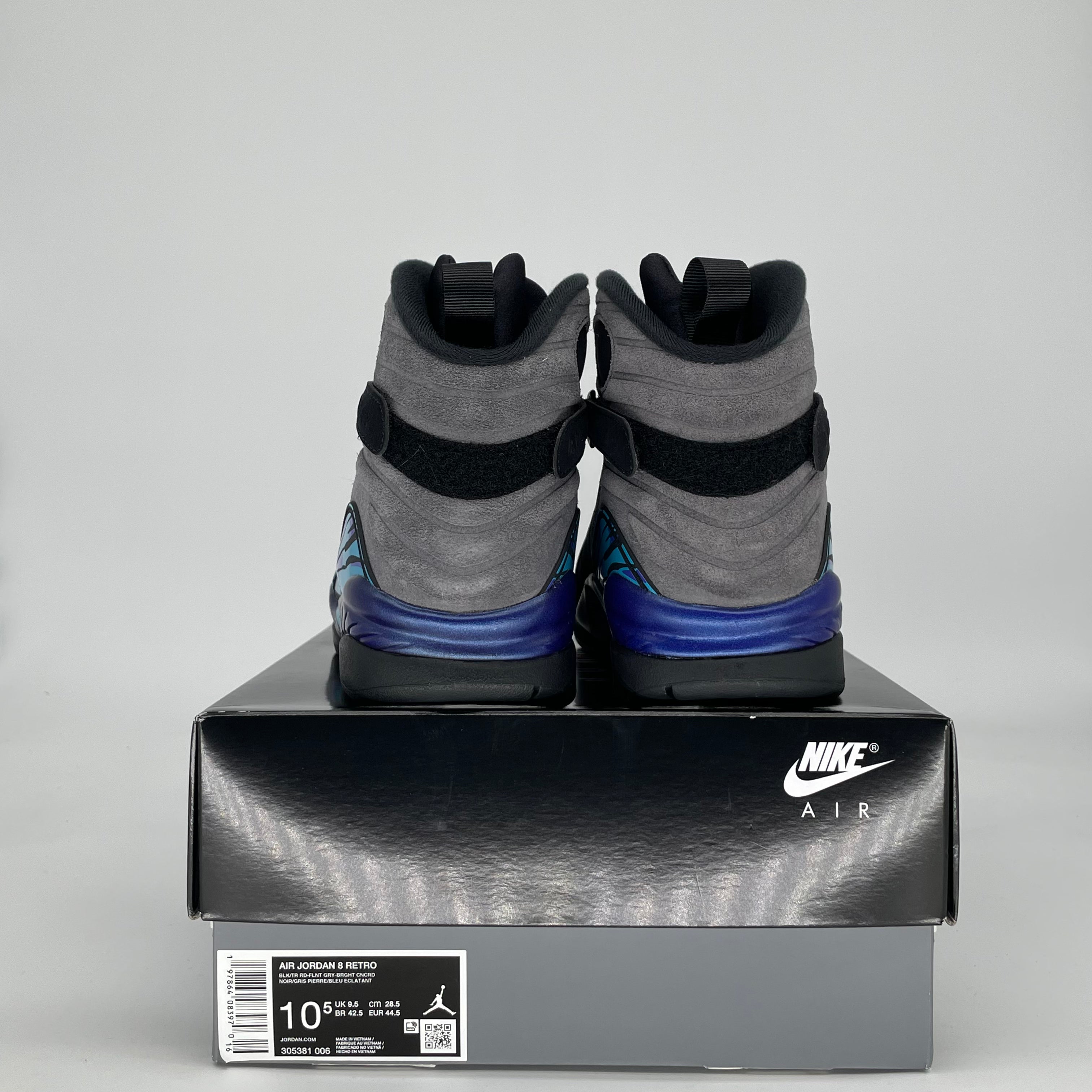 AIR JORDAN 8 AQUA 305381-006 SIZE 10.5/12W