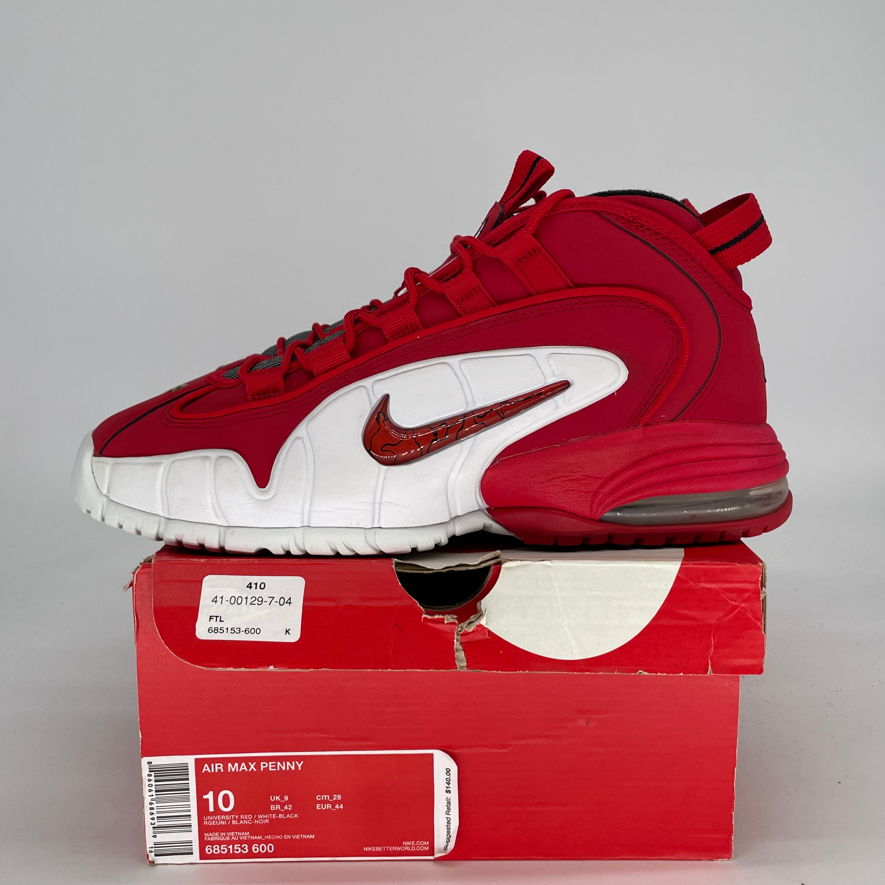 NIKE AIR MAX PENNY 1 RIVAL PACK 685153-600 SIZE 10/11.5W