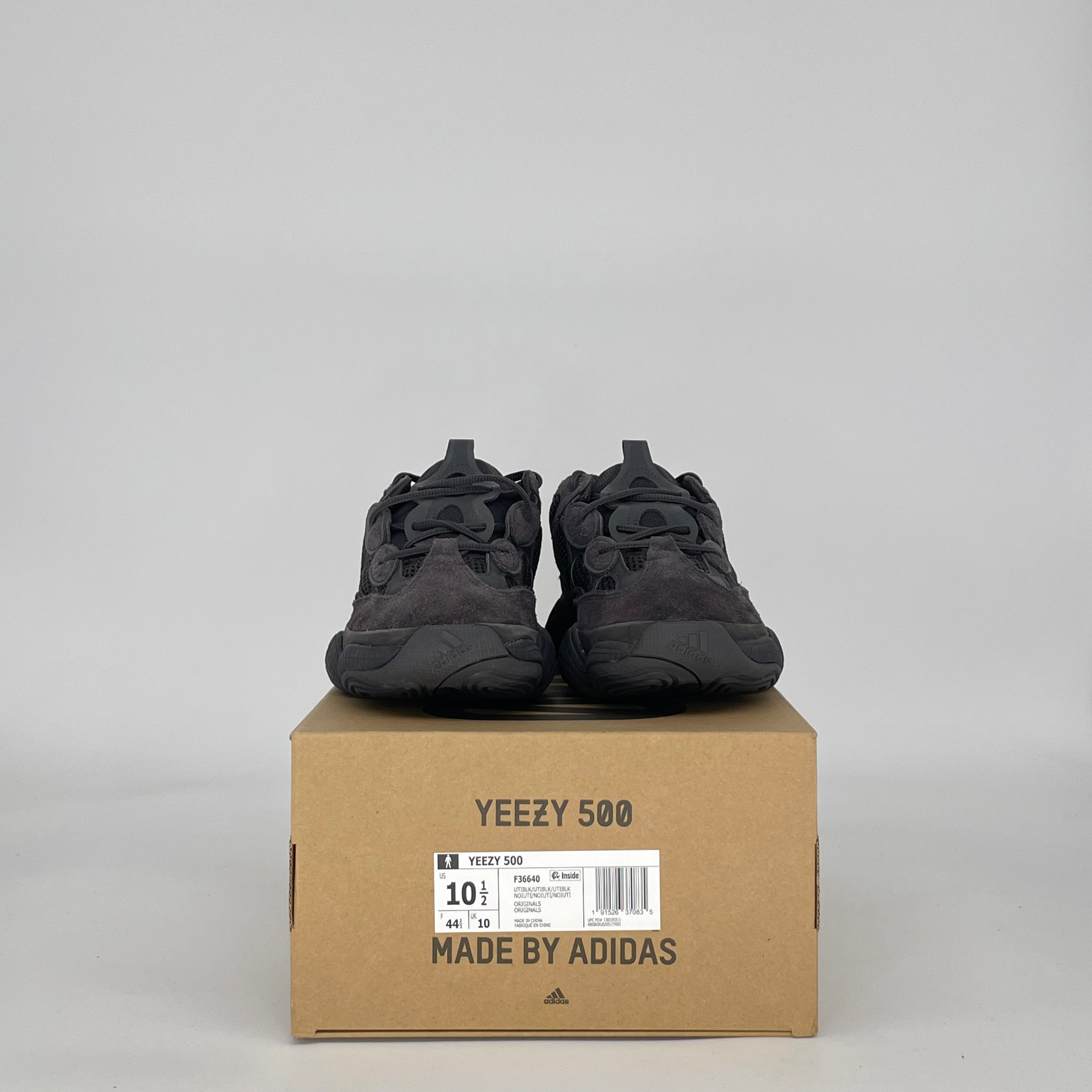 ADIDAS YEEZY 500 UTILITY BLACK F36640 SIZE 10.5/12W