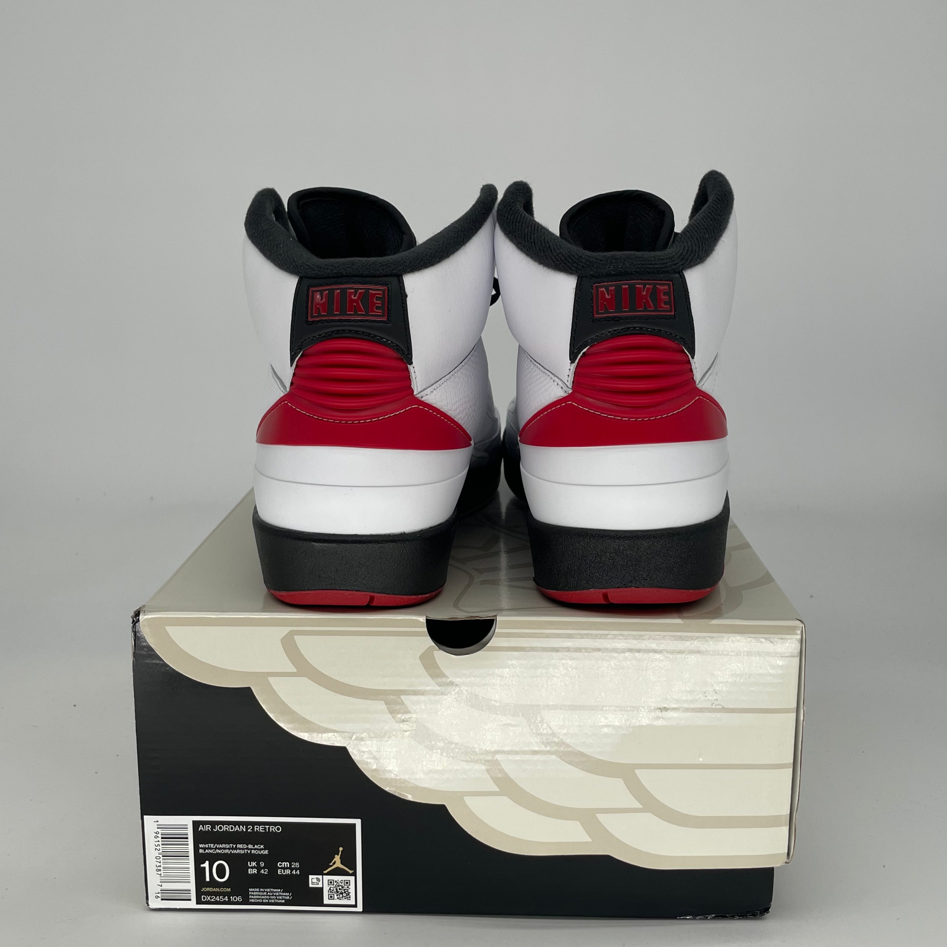 AIR JORDAN 2 CHICAGO DX2454-106 SIZE 10/11.5W