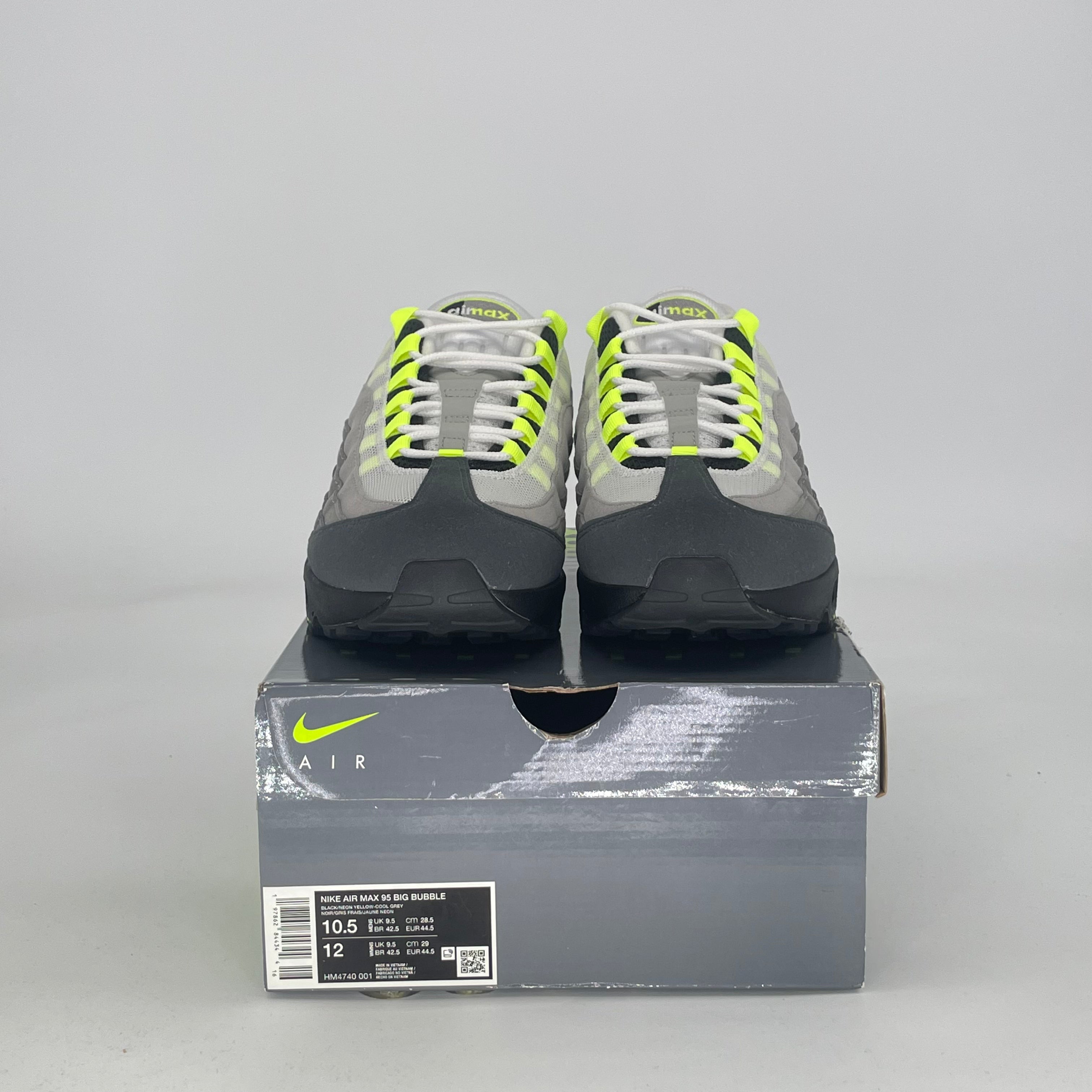 NIKE AIR MAX 95 BIG BUBBLE NEON HM4740-001 SIZE 10.5/12W