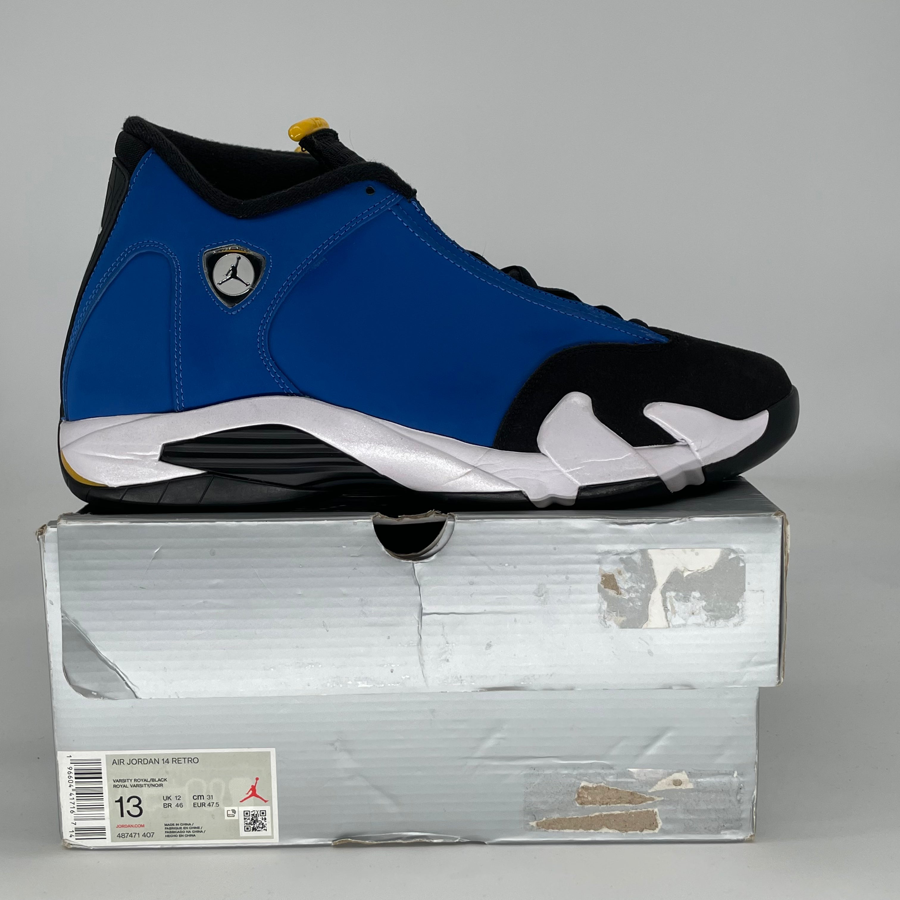 AIR JORDAN 14 LANEY 487471-407 SIZE 13/14.5W