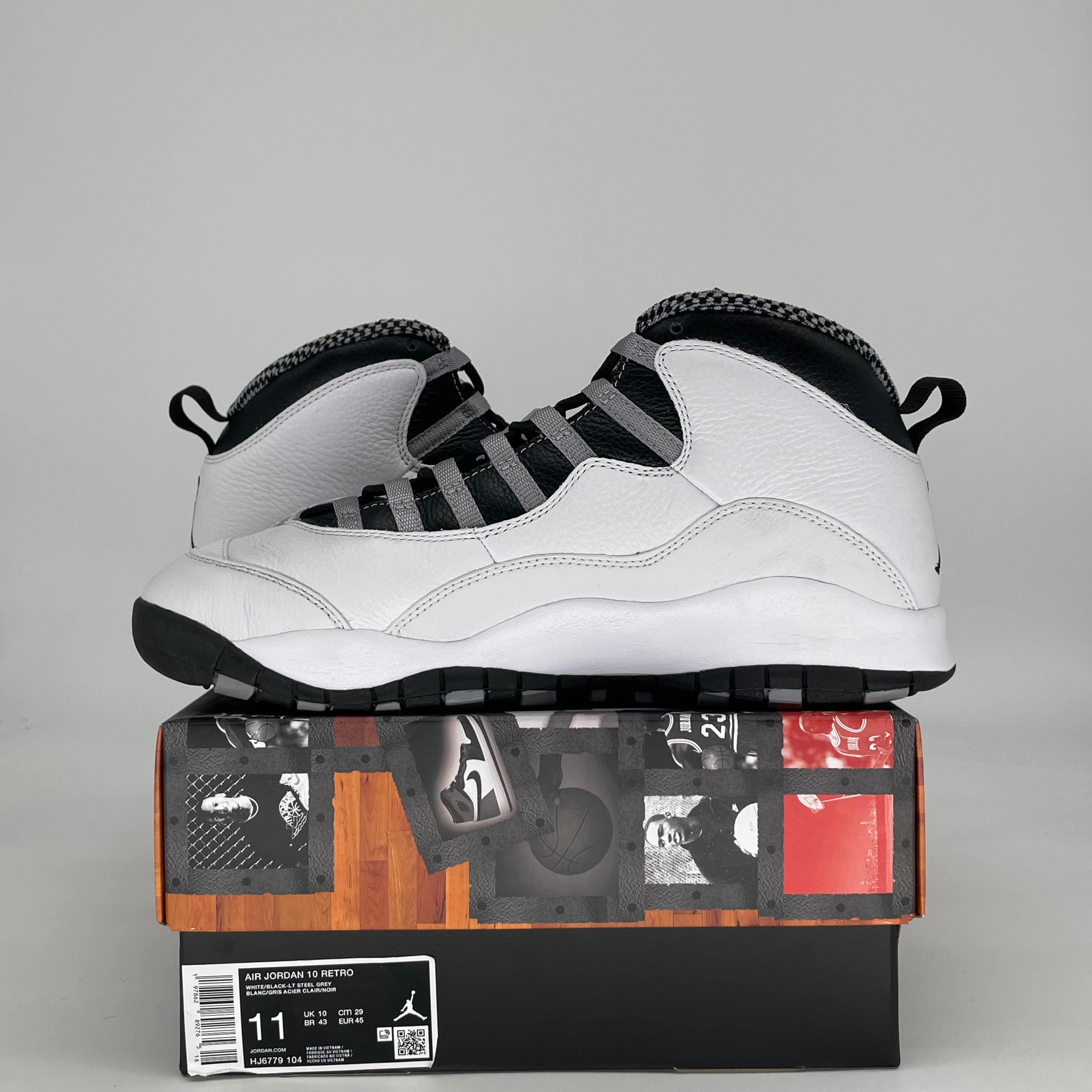 AIR JORDAN 10 STEEL HJ6779-104 SIZE 11/12.5W