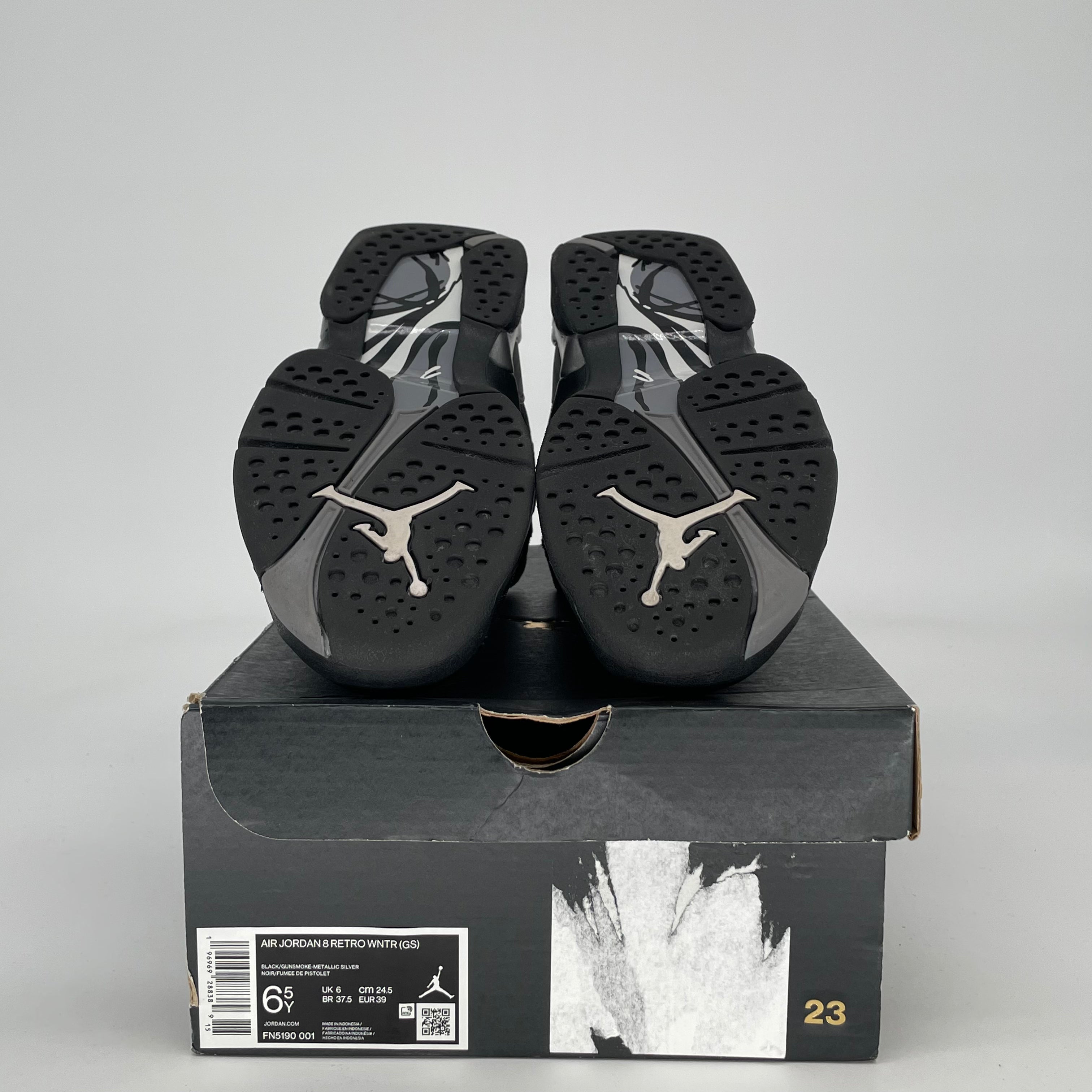 AIR JORDAN 8 WINTERIZED GUNSMOKE FN5190-001 SIZE 6.5/8W