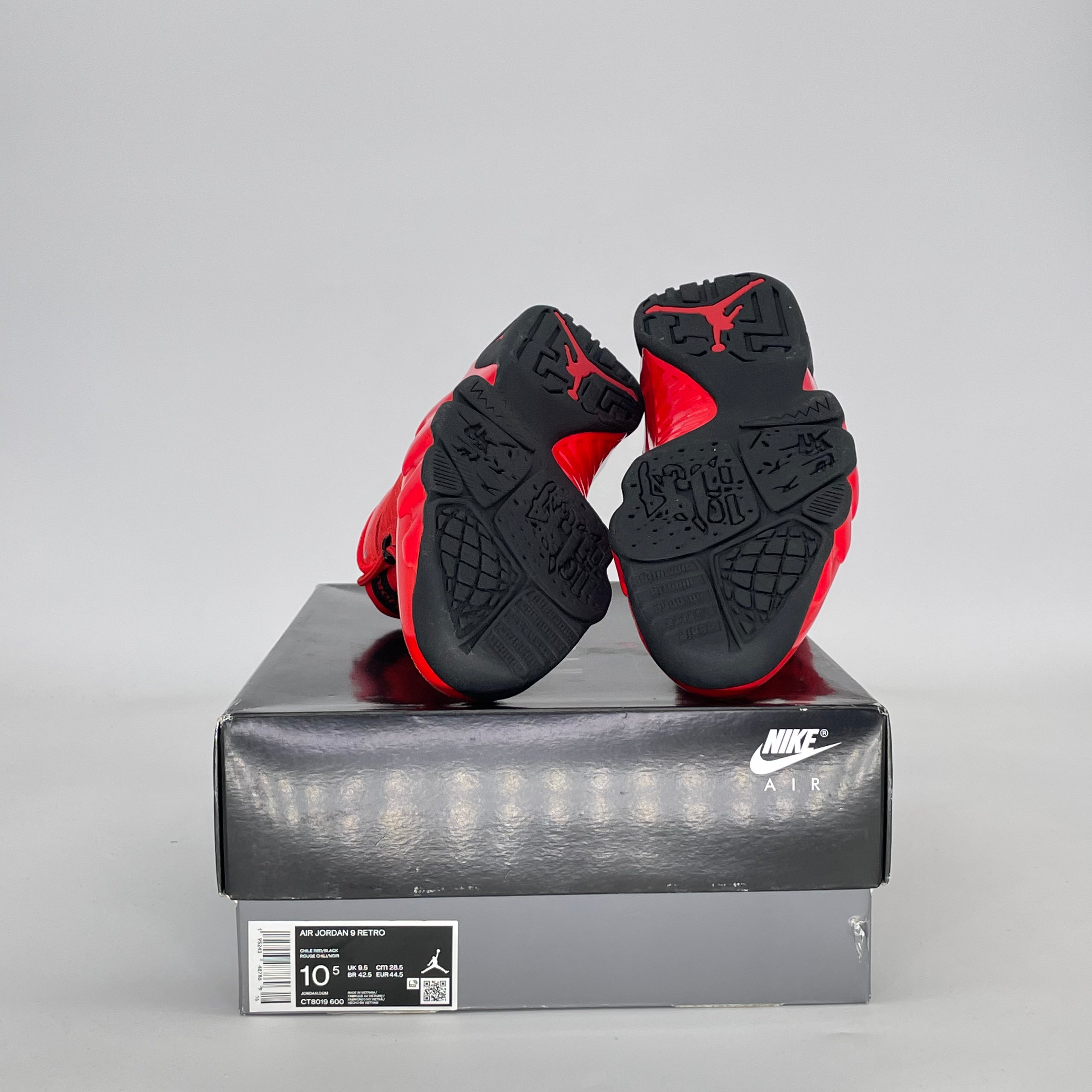 AIR JORDAN 9 CHILE RED CT8019-600 SIZE 10.5/12W