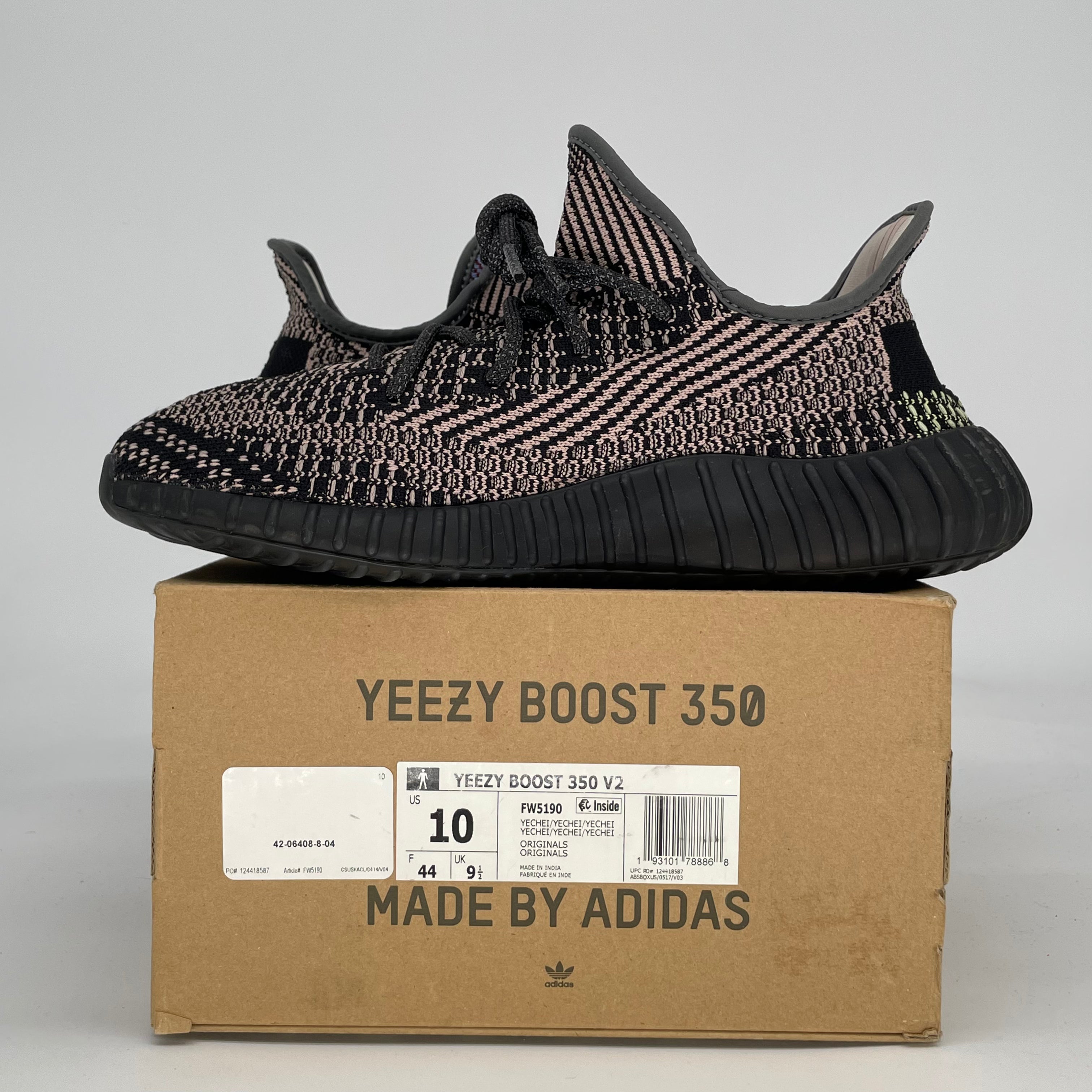ADIDAS YEEZY BOOST 350 V2 YECHEIL (NON REFLECTIVE) FW5190 SIZE 10/11.5W