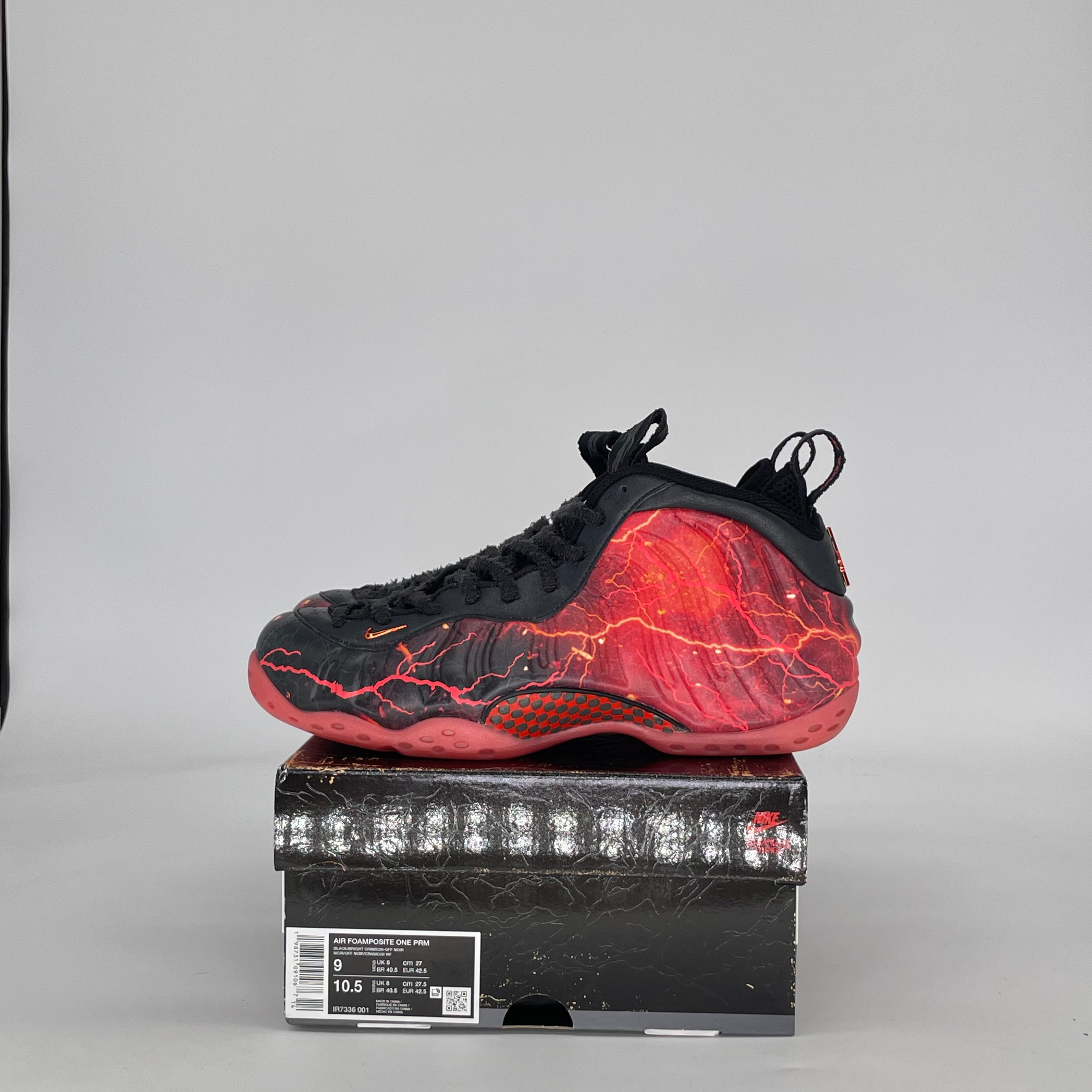 NIKE AIR FOAMPOSITE ONE STRANGER THINGS IR7336-001 SIZE 9/10.5W