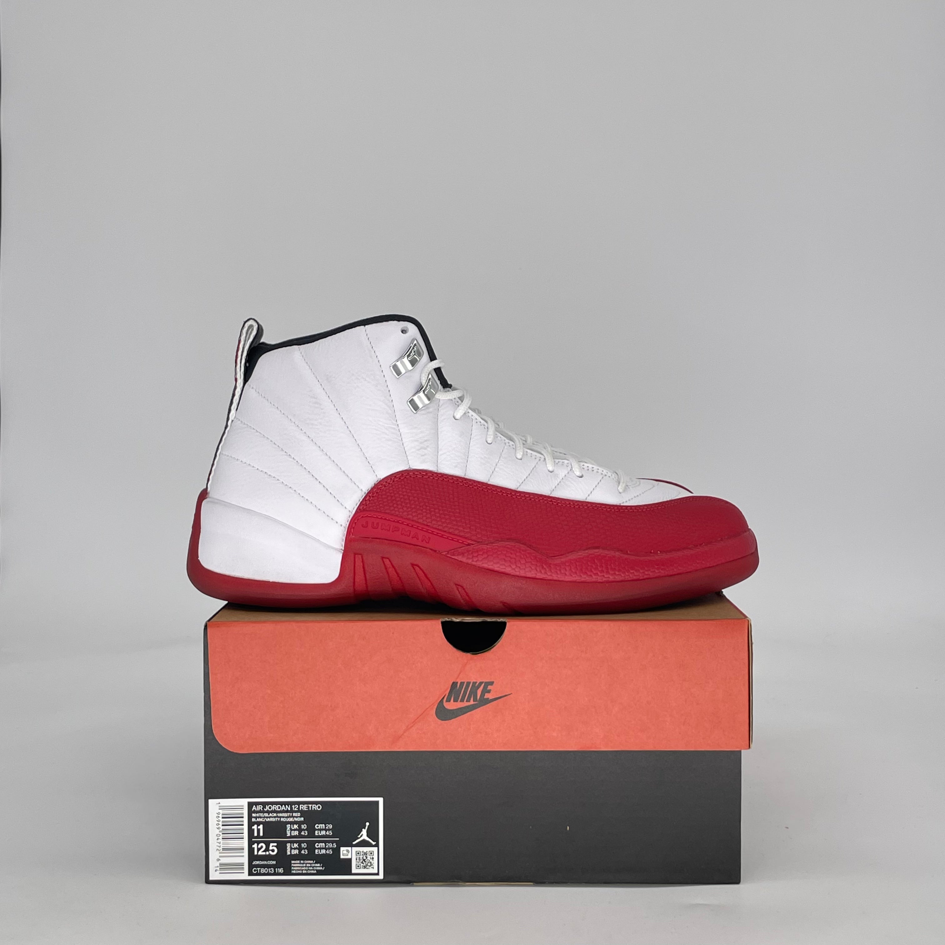AIR JORDAN 12 CHERRY (2023) CT8013-116 SIZE 11/12.5W