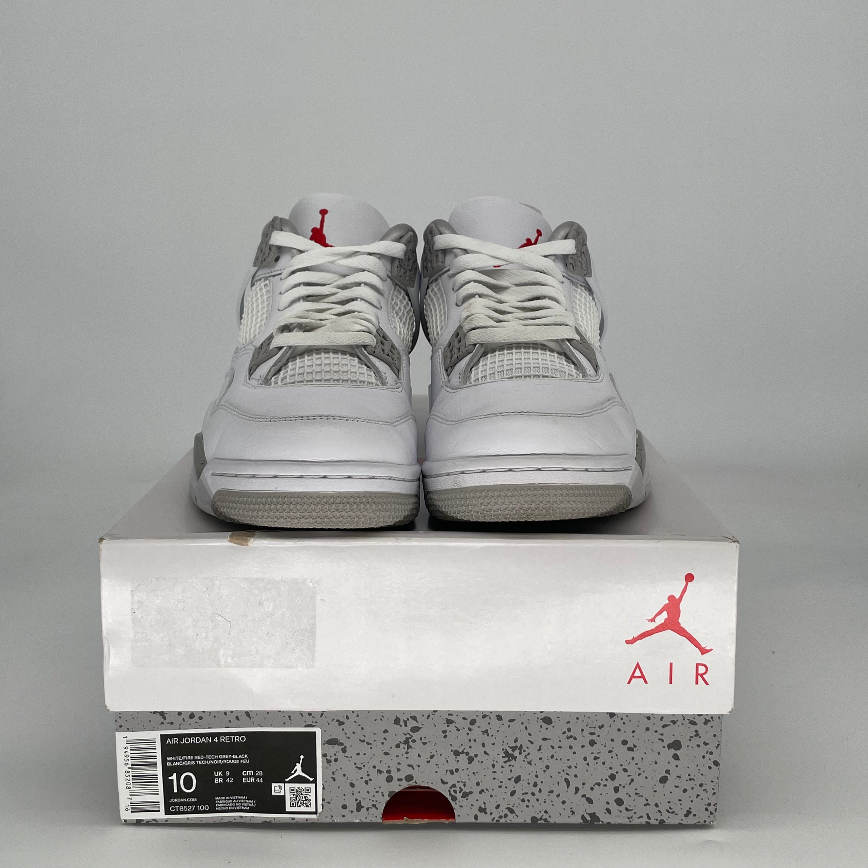 AIR JORDAN 4 WHITE OREO CT8527-100 SIZE 10/11.5W