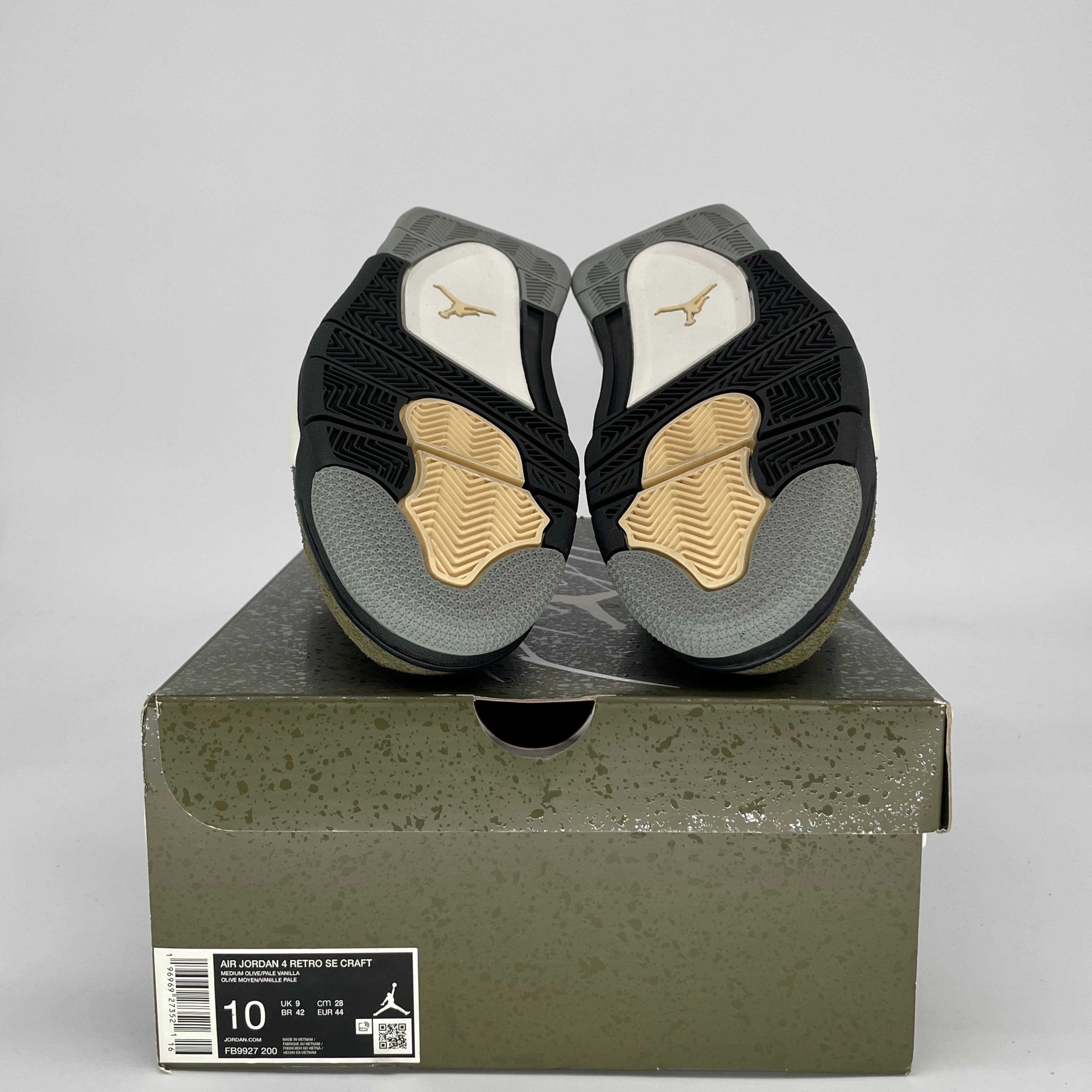 AIR JORDAN 4 CRAFT MEDIUM OLIVE FB9927-200 SIZE 10/11.5W