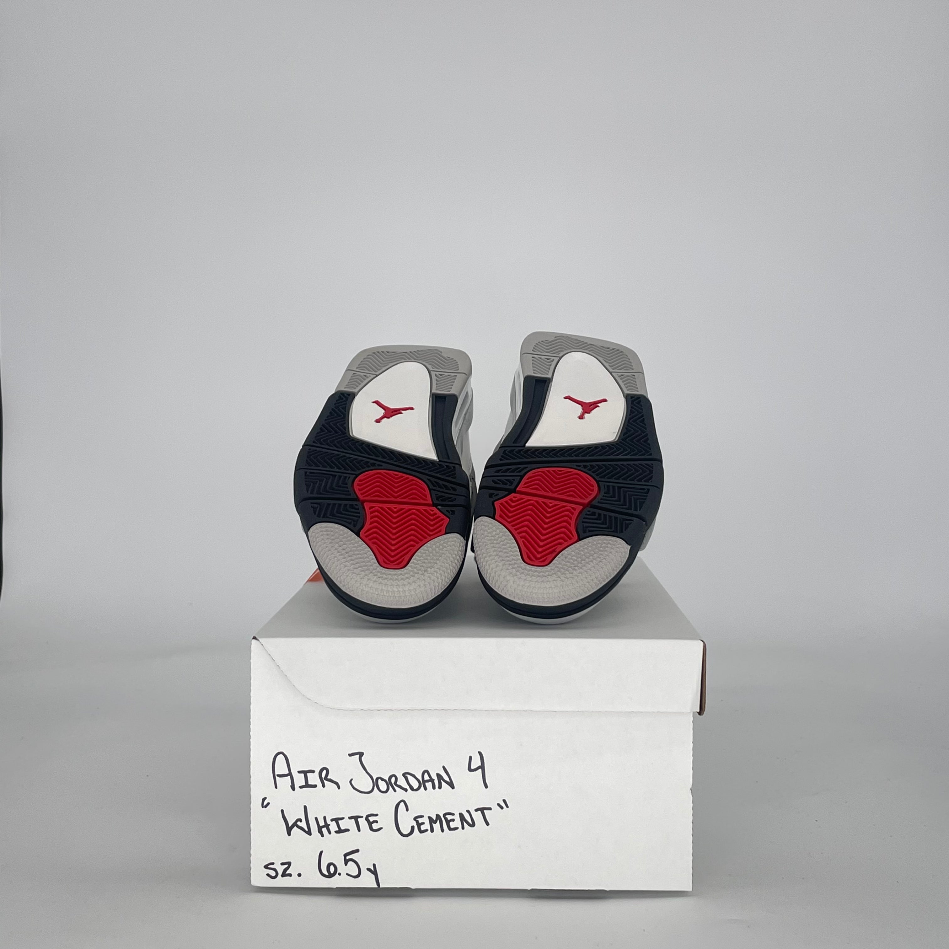 AIR JORDAN 4 WHITE CEMENT IB4171-100 SIZE 6.5/8W GS