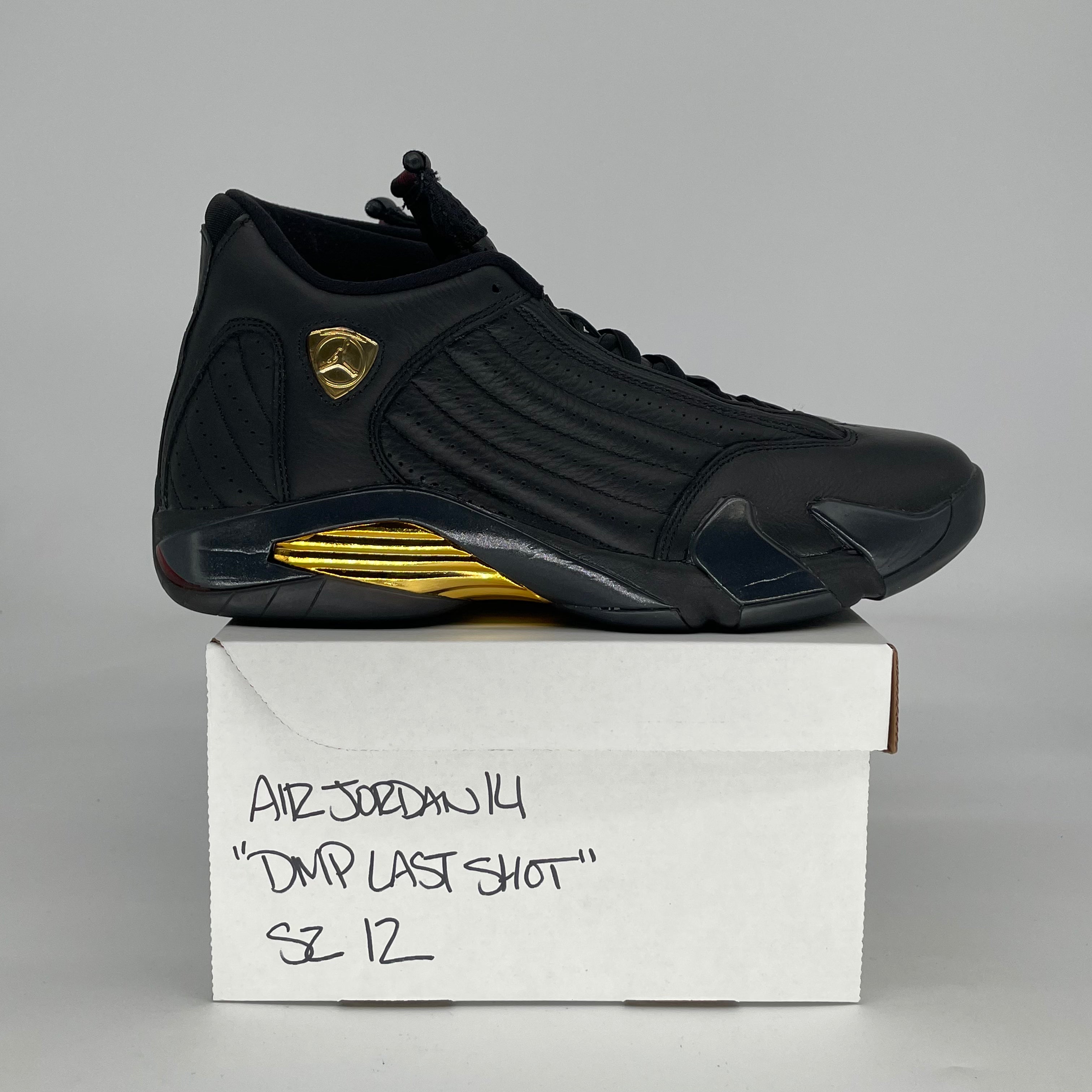 AIR JORDAN 14 DMP LAST SHOT 487471-022 SIZE 12/13.5W