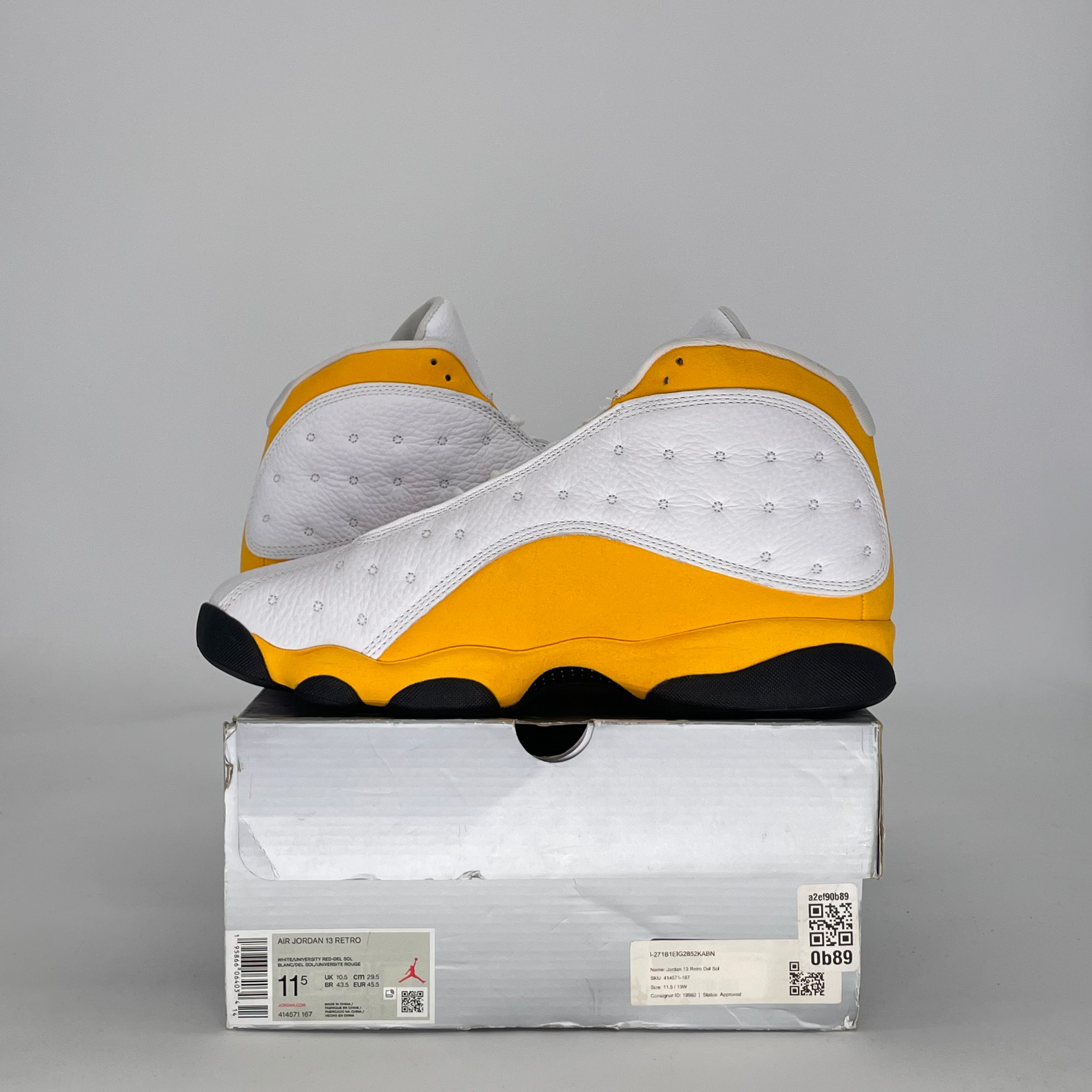AIR JORDAN 13 DEL SOL 414571-167 SIZE 11.5/13W