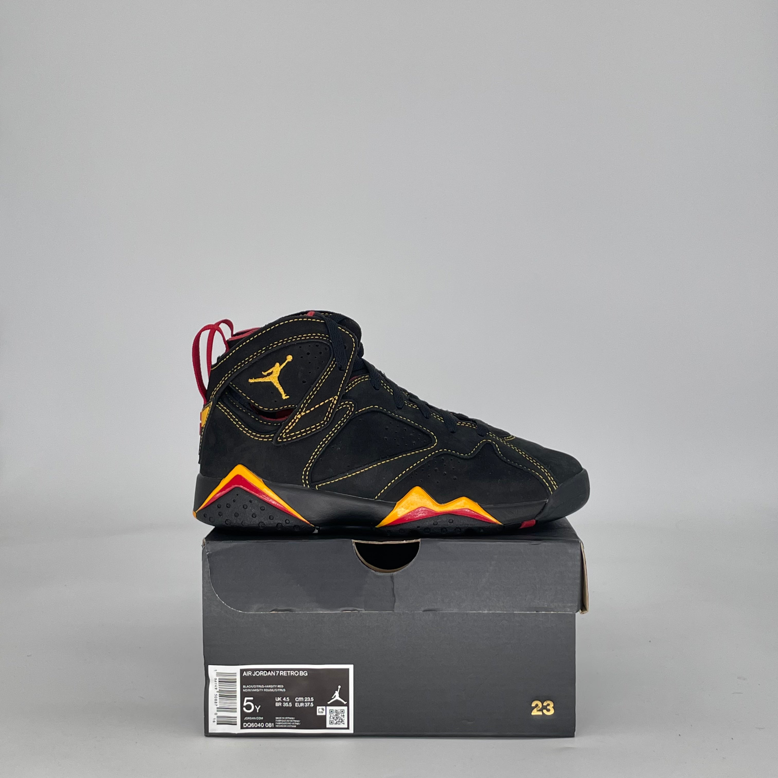 AIR JORDAN 7 CITRUS (2022) DQ6040-081 SIZE 5/6.5W GS