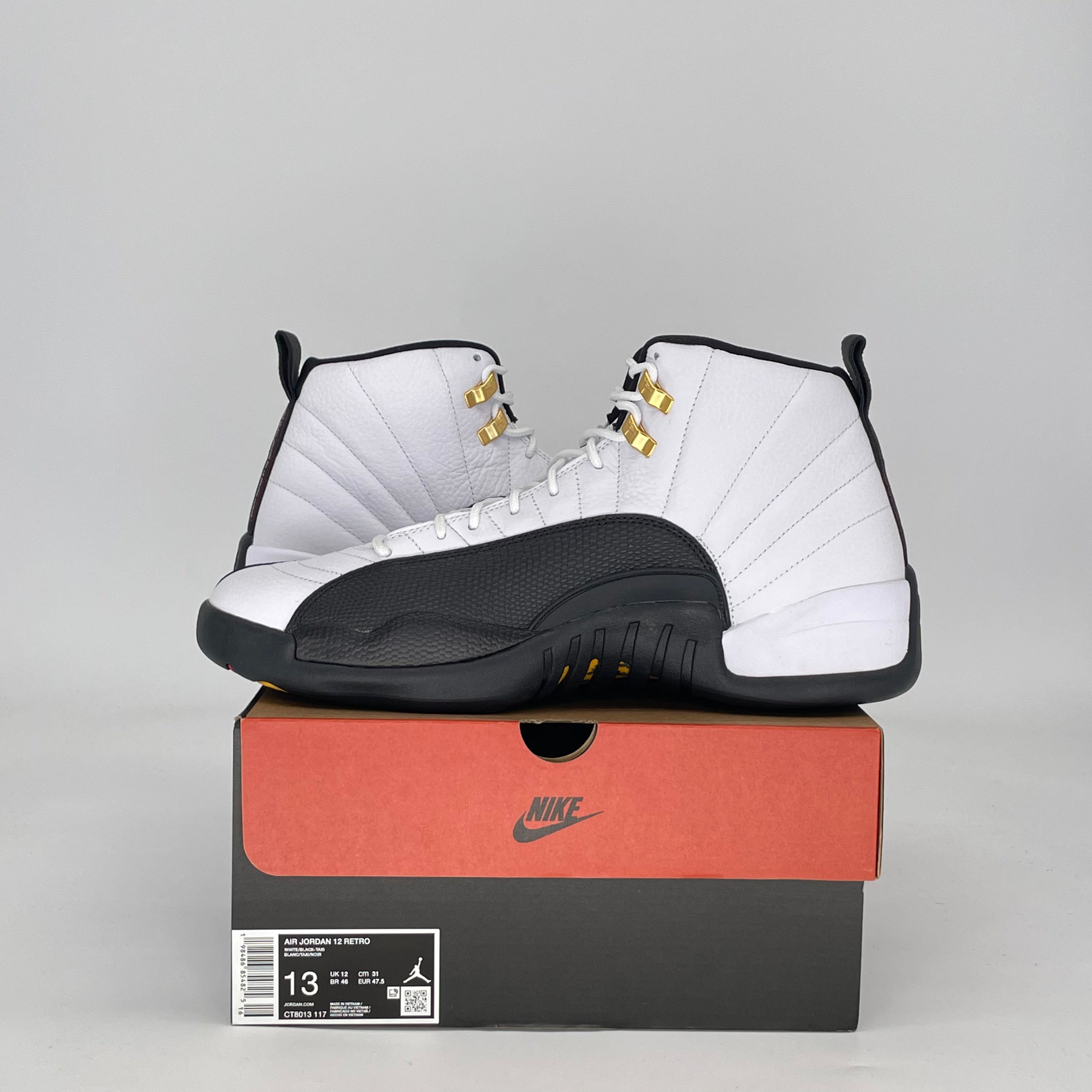 AIR JORDAN 12 TAXI CT8013-117 SIZE 13/14.5W