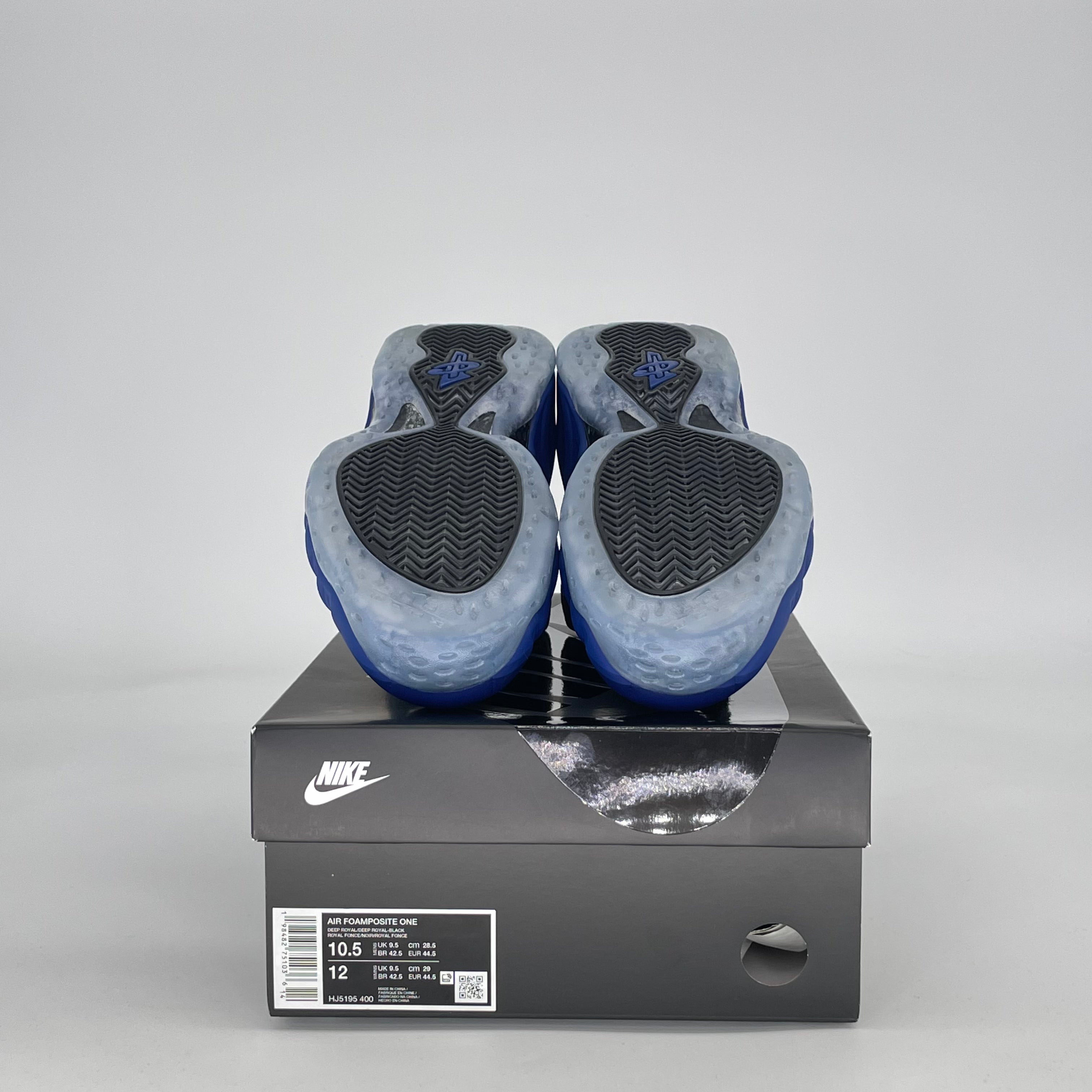 NIKE AIR FOAMPOSITE ONE DEEP ROYAL HJ5195-400 SIZE 10.5/12W