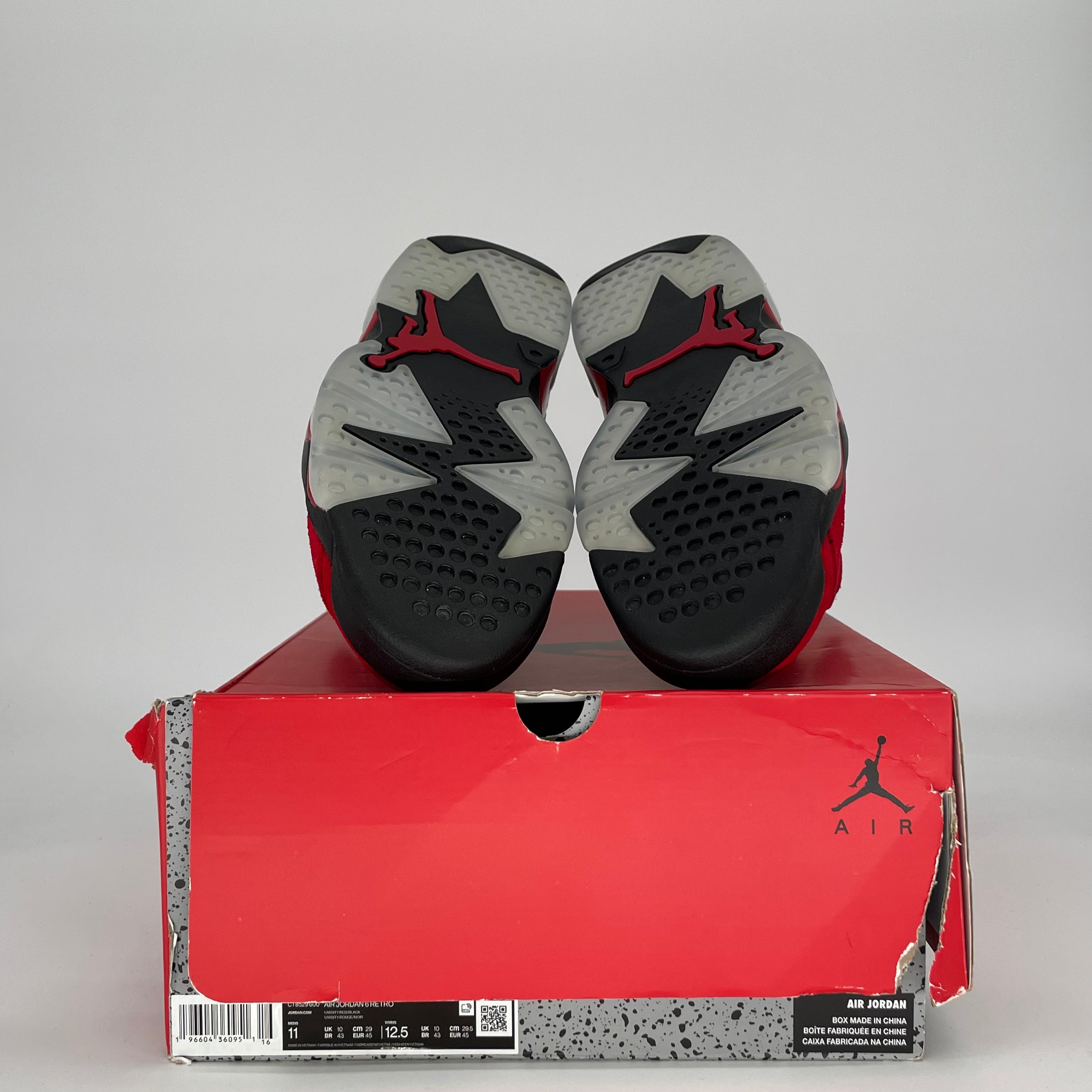 AIR JORDAN 6 TORO BRAVO CT8529-600 SIZE 11/12.5W