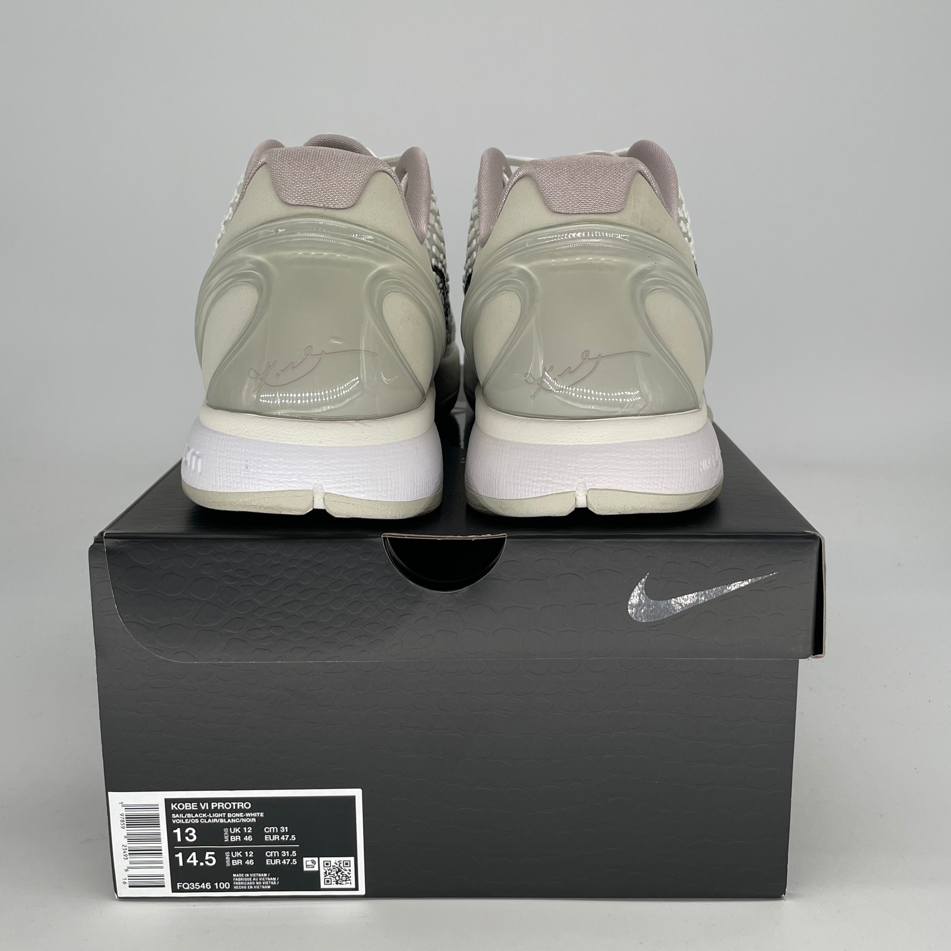 NIKE KOBE 6 SAIL ALL STAR FQ3546-100 SIZE 13/14.5W