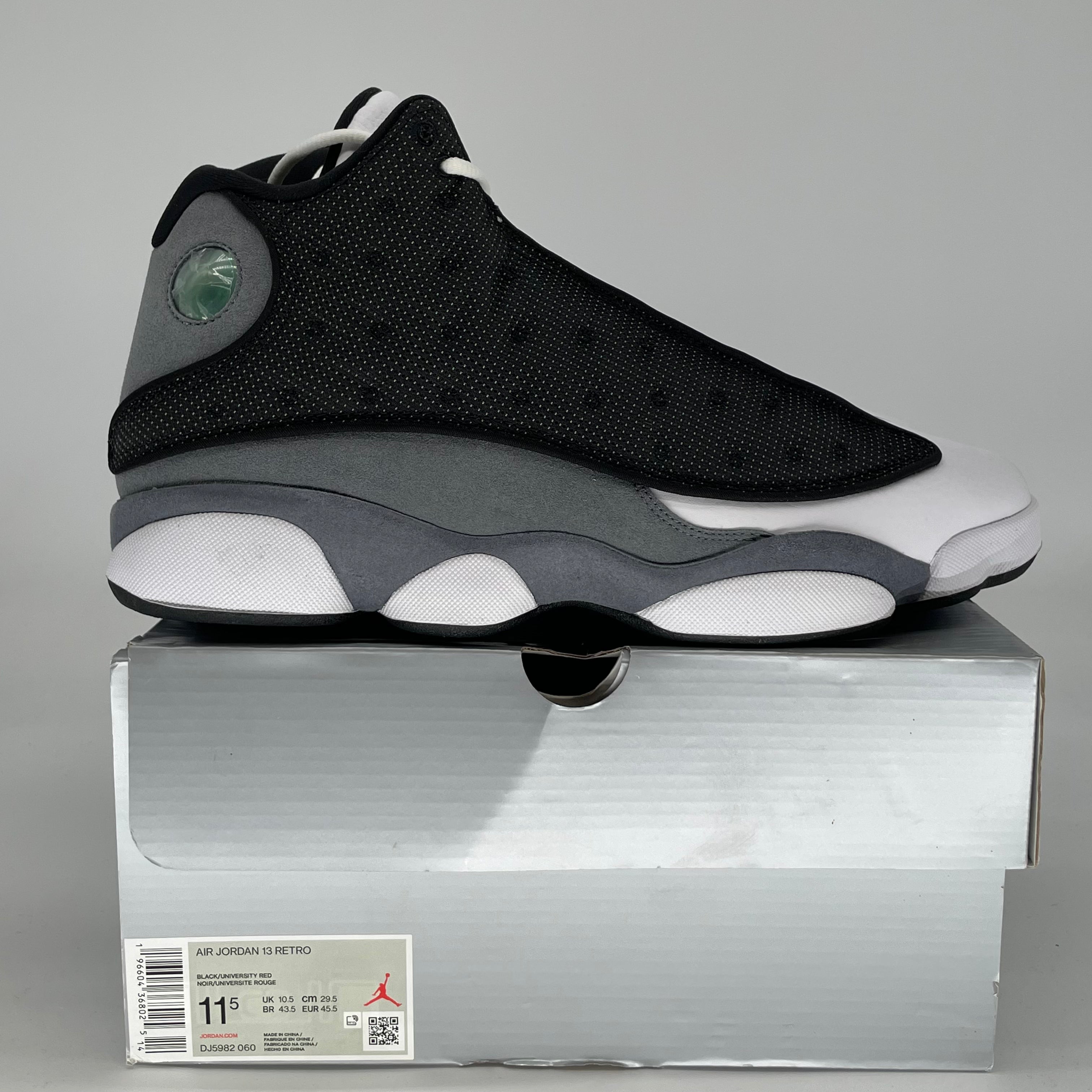 AIR JORDAN 13 BLACK FLINT DJ5982-060 SIZE 11.5/13W