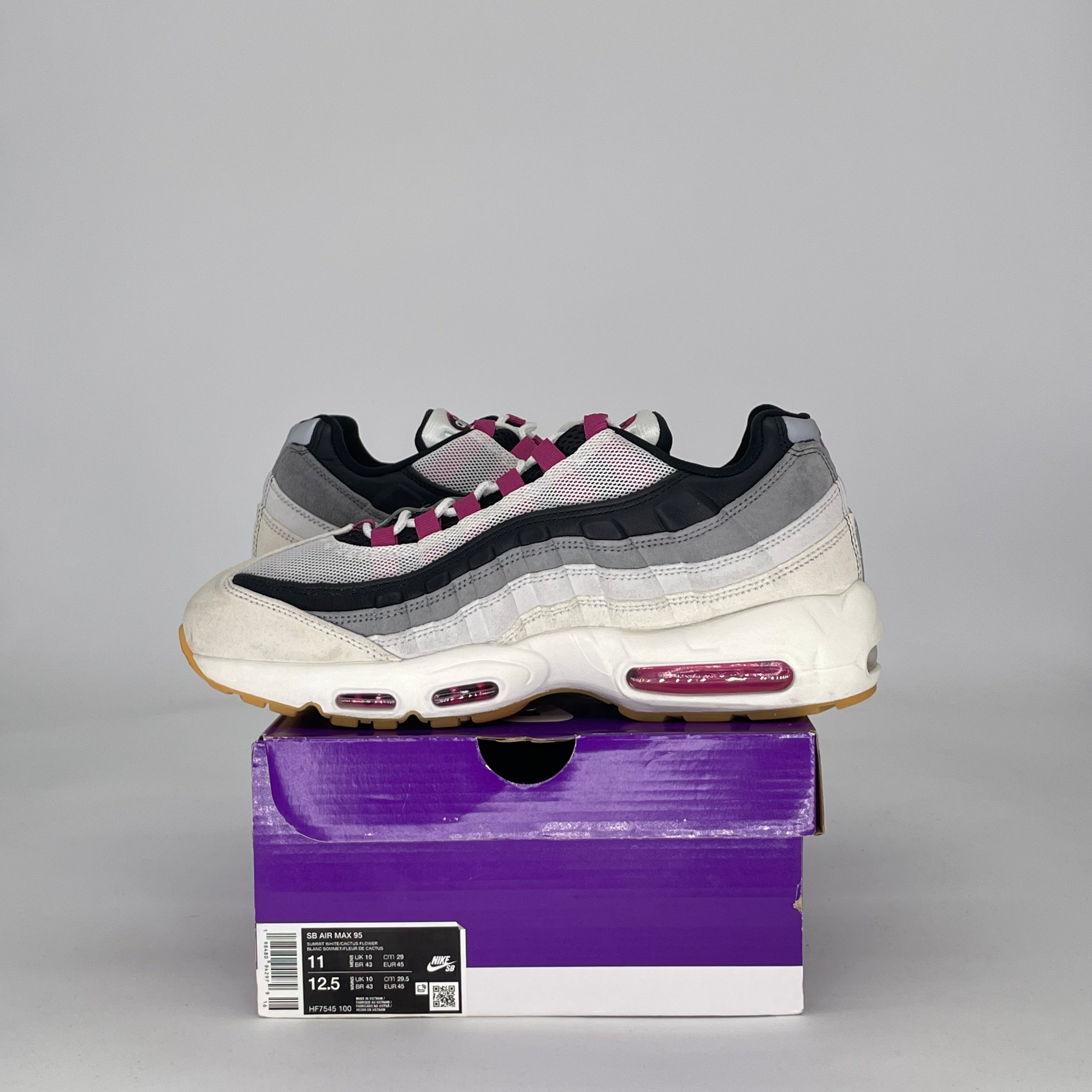 NIKE AIR MAX 95 SB CACTUS FLOWER HF7545-100 SIZE 11/12.5W