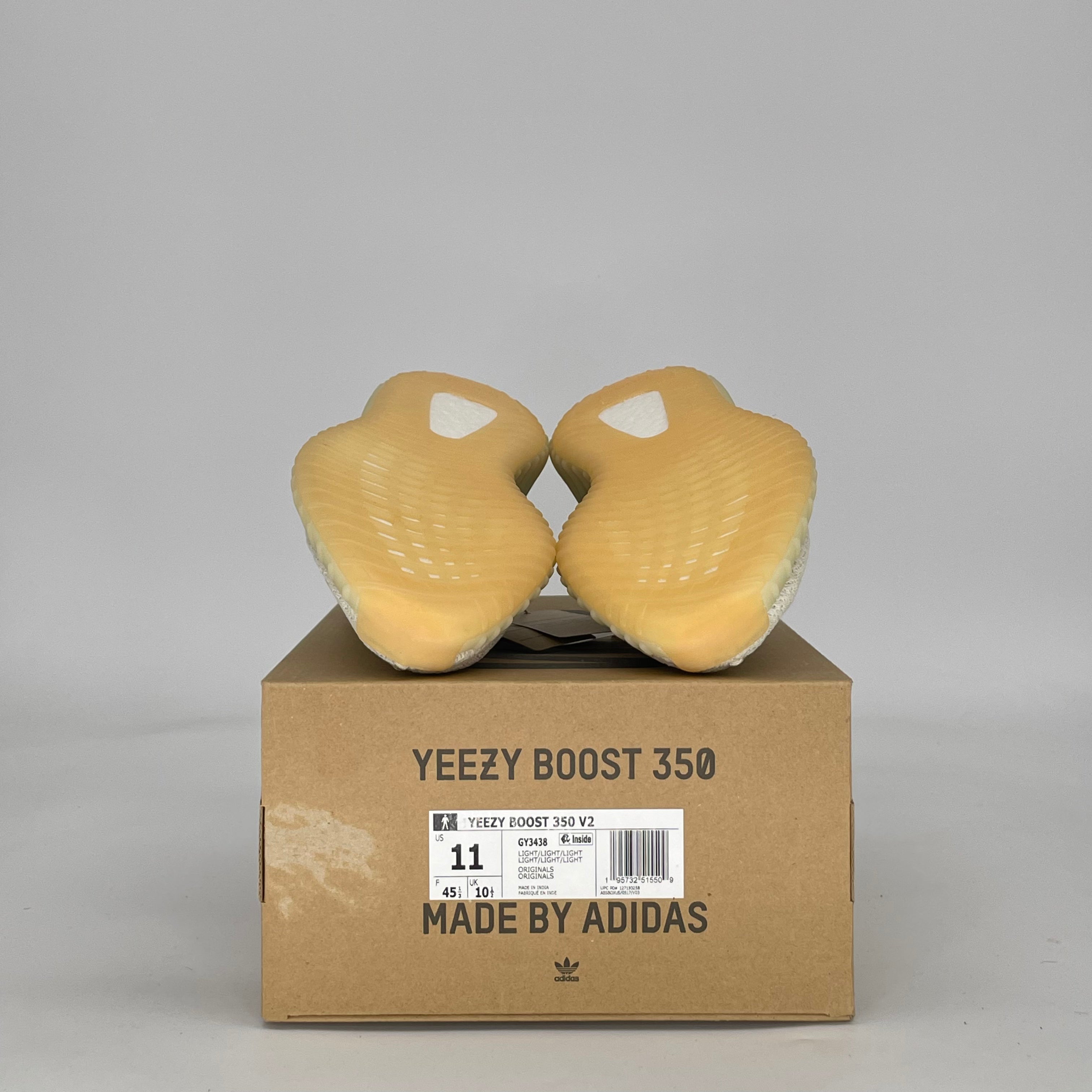 ADIDAS YEEZY BOOST 350 V2 LIGHT GY3438 SIZE 11/12.5W