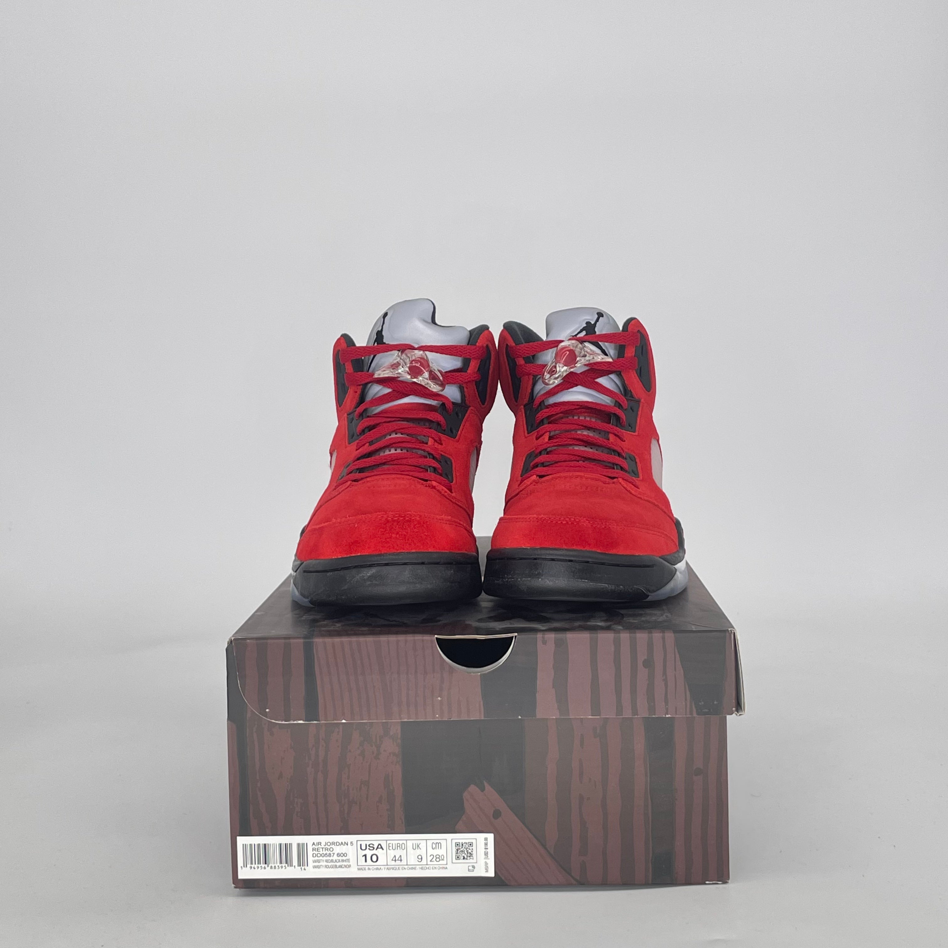 AIR JORDAN 5 RAGING BULL RED (2021) DD0587-600 SIZE 10/11.5W