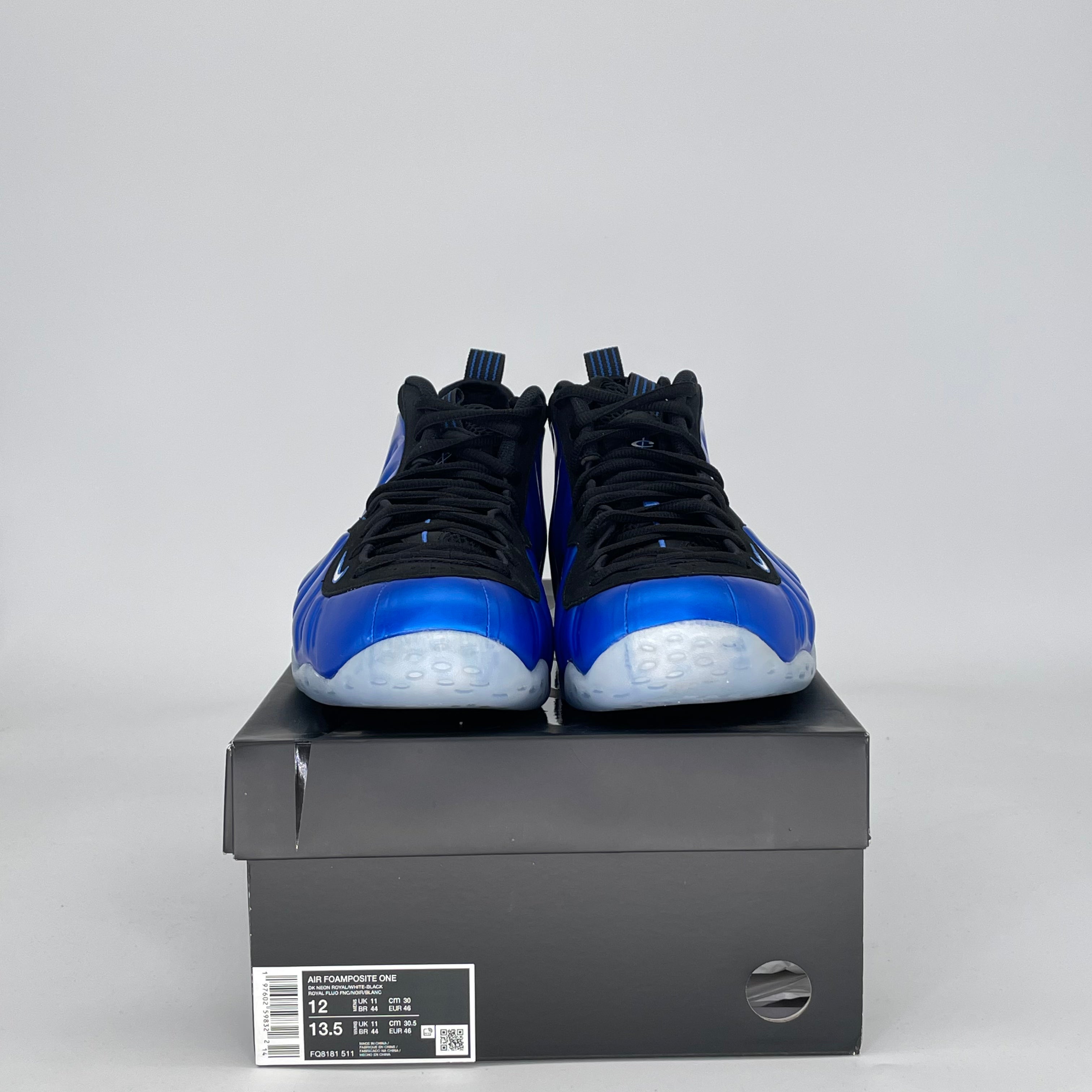 NIKE AIR FOAMPOSITE ONE INTERNATIONAL BLUE FQ8181-511 SIZE 12/13.5W