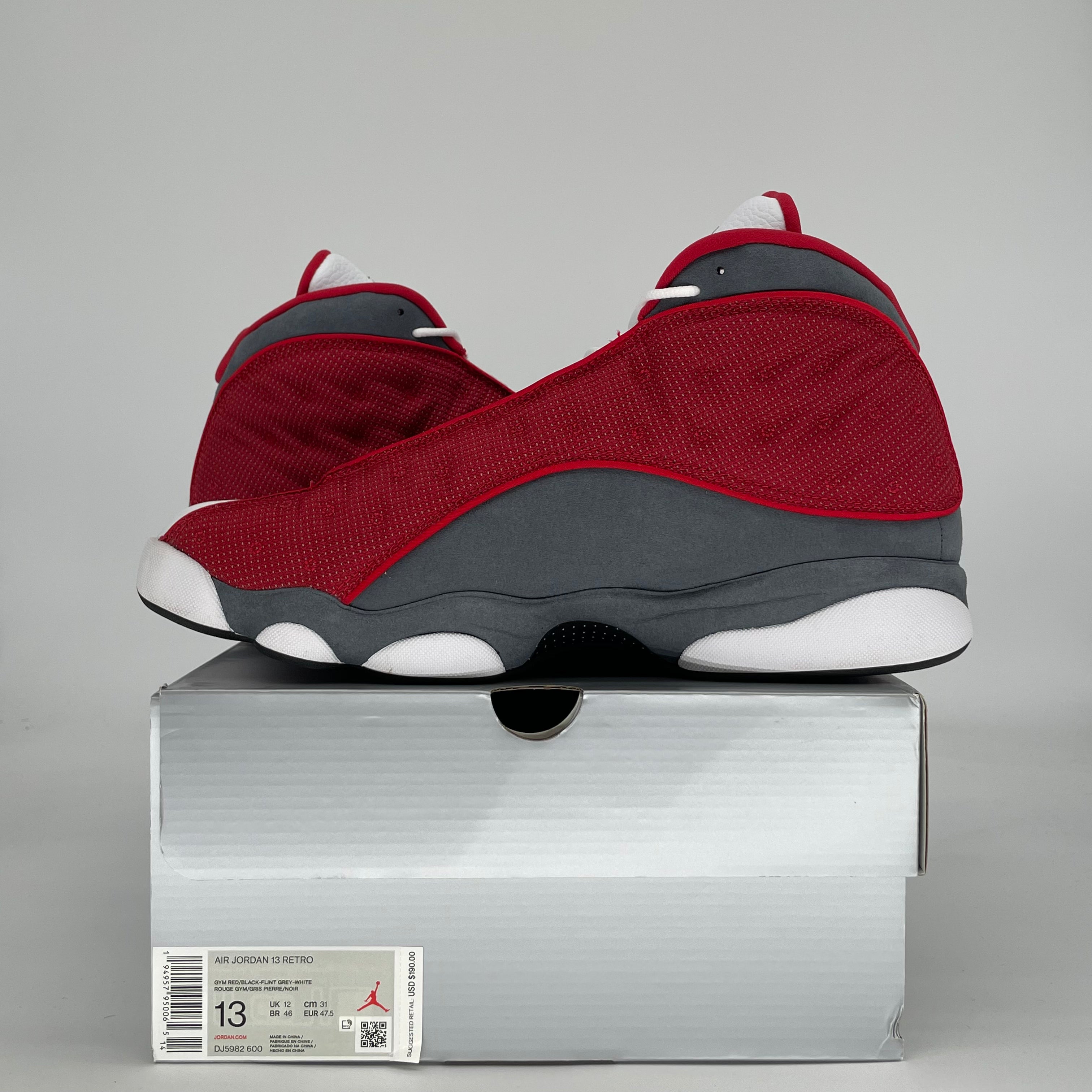 AIR JORDAN 13 RED FLINT DJ5982-600 SIZE 13/14.5W