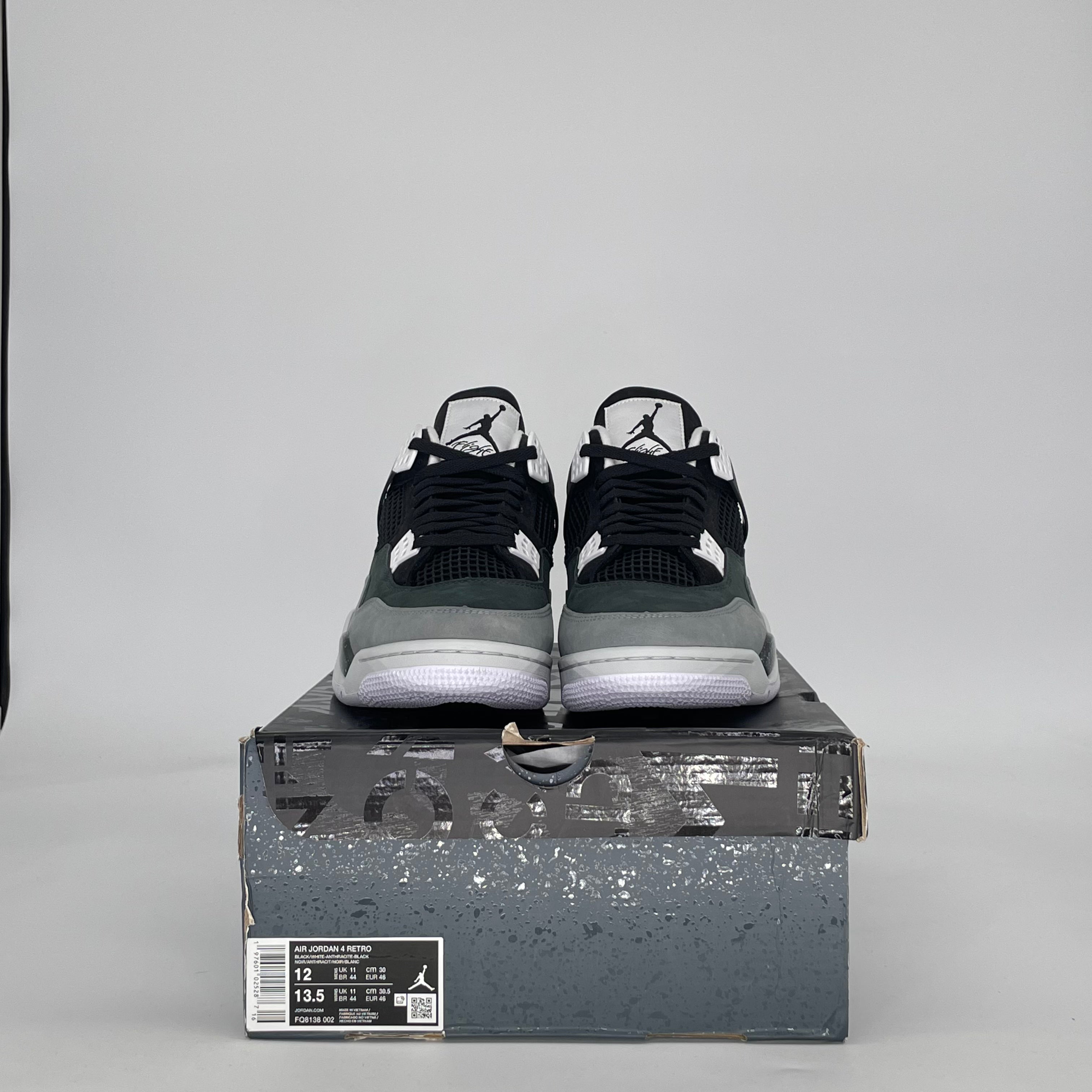 AIR JORDAN 4 FEAR (2024) FQ8138-002 SIZE 12/13.5W