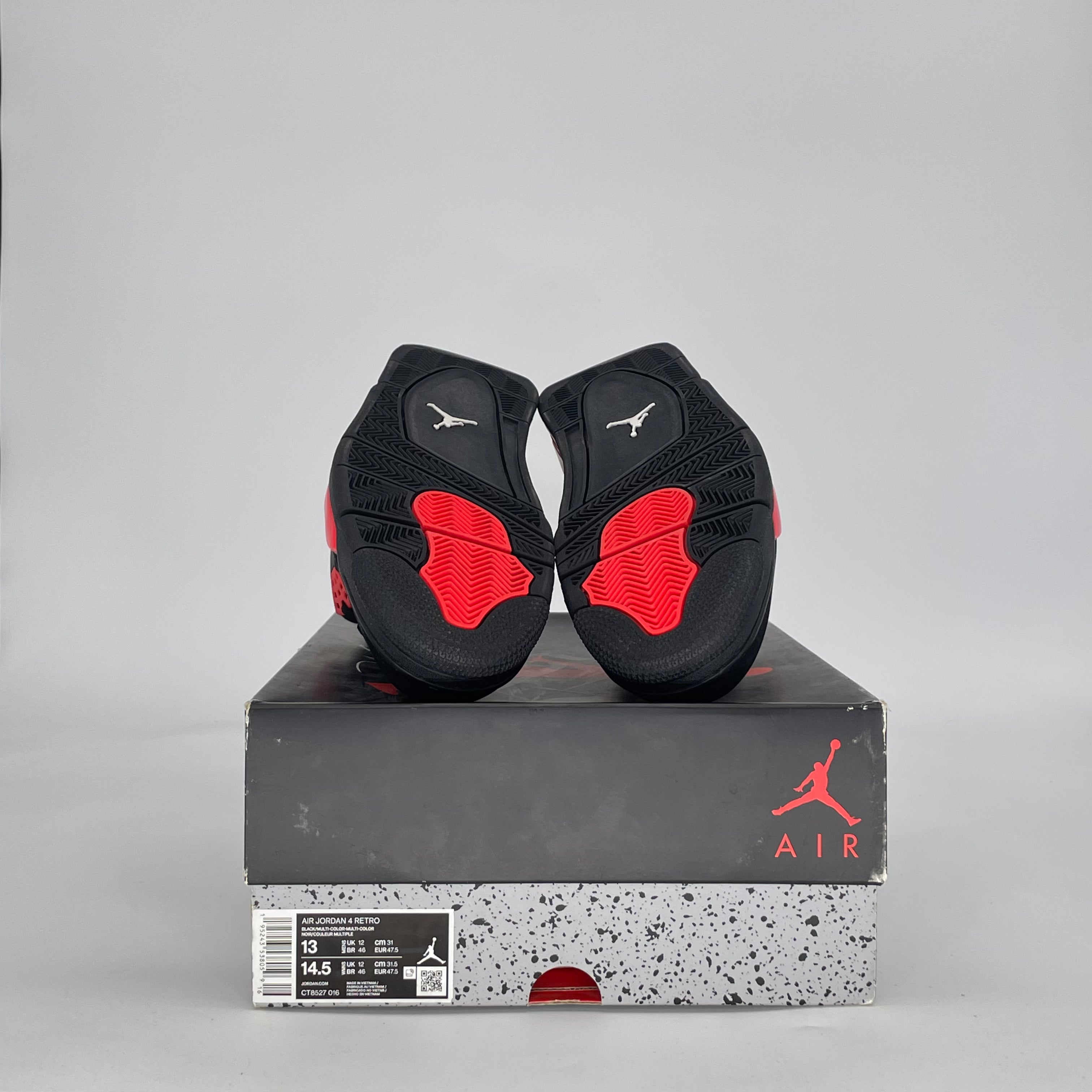 AIR JORDAN 4 RED THUNDER CT8527-016 SIZE 13/14.5W