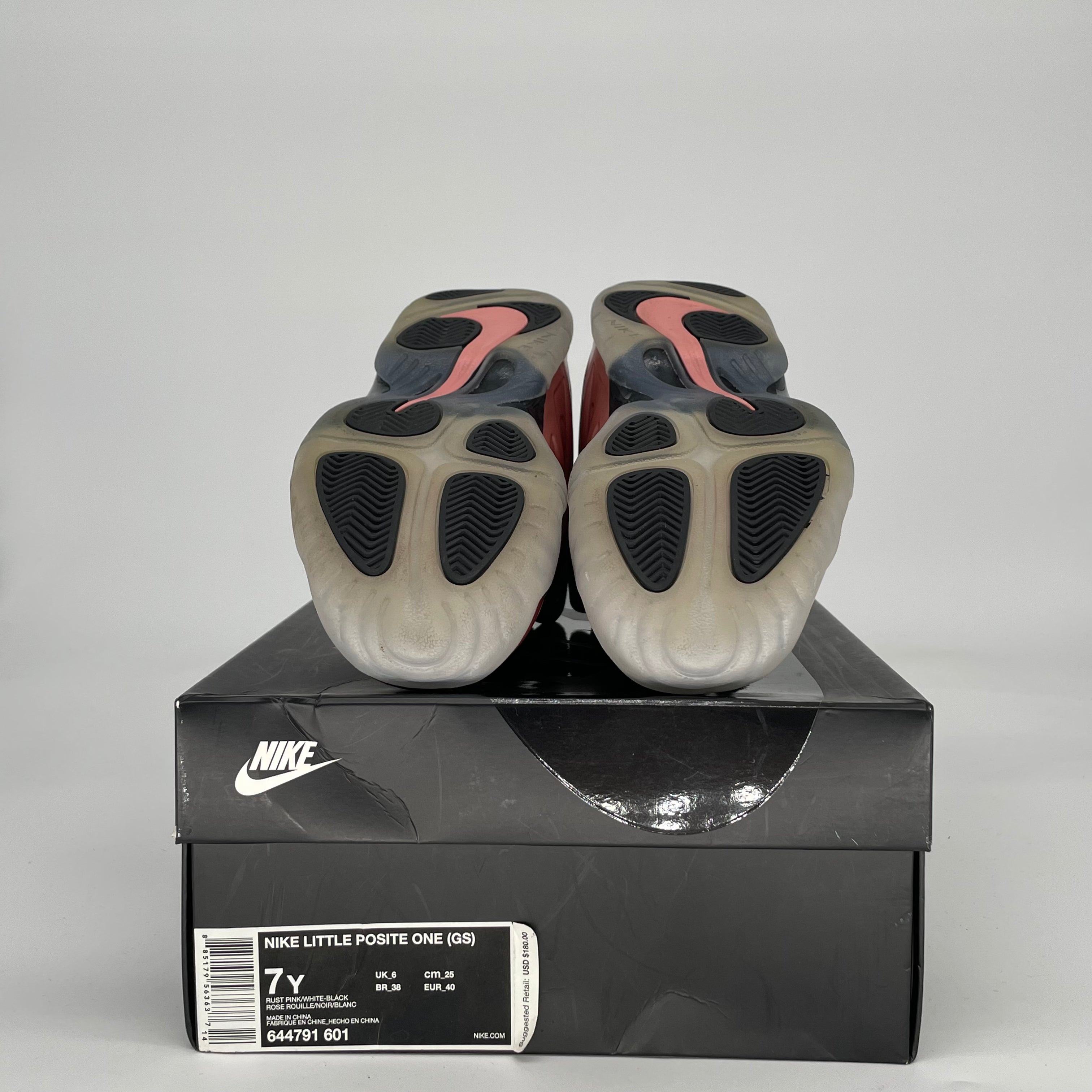 NIKE AIR FOAMPOSITE ONE RUST PINK 644791-601 SIZE 7/8.5W