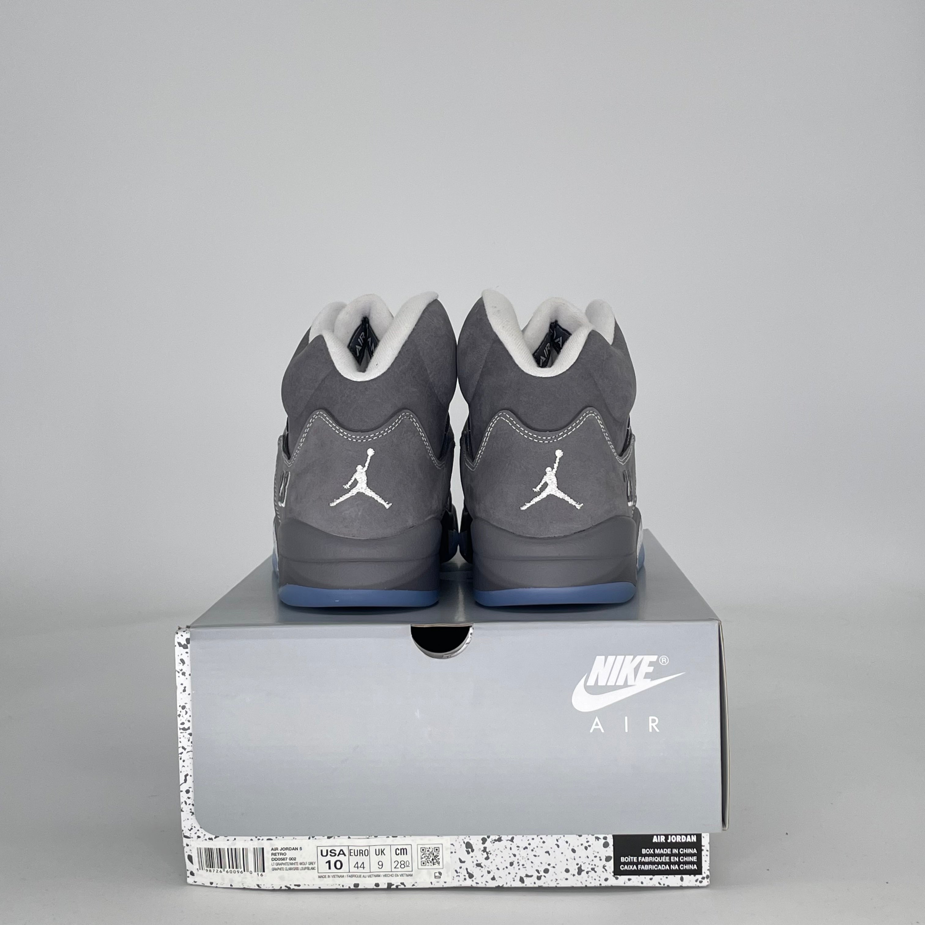 AIR JORDAN 5 WOLF GREY DD0587-002 SIZE 10/11.5W