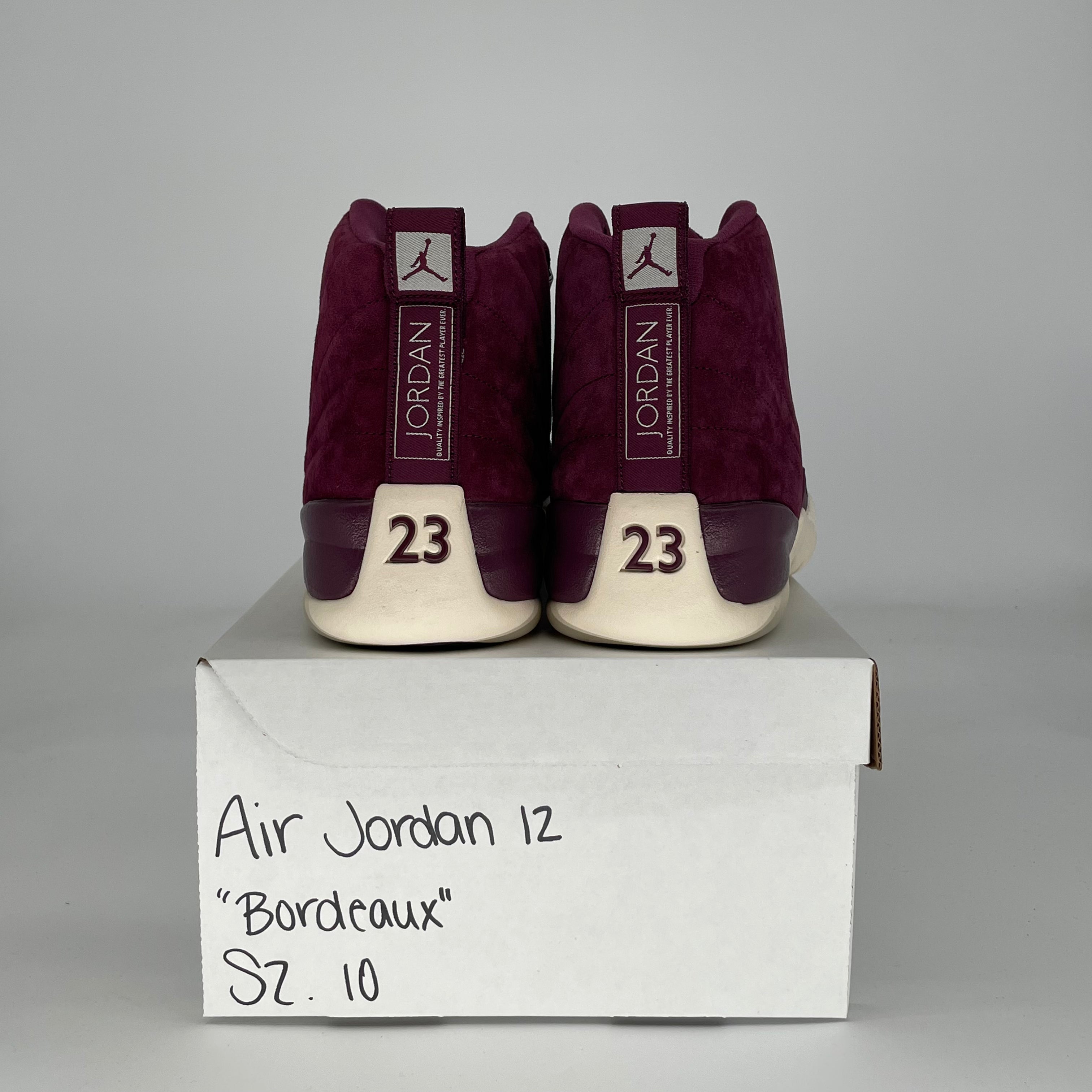 AIR JORDAN 12 BORDEAUX 130690-617 SIZE 10/11.5W