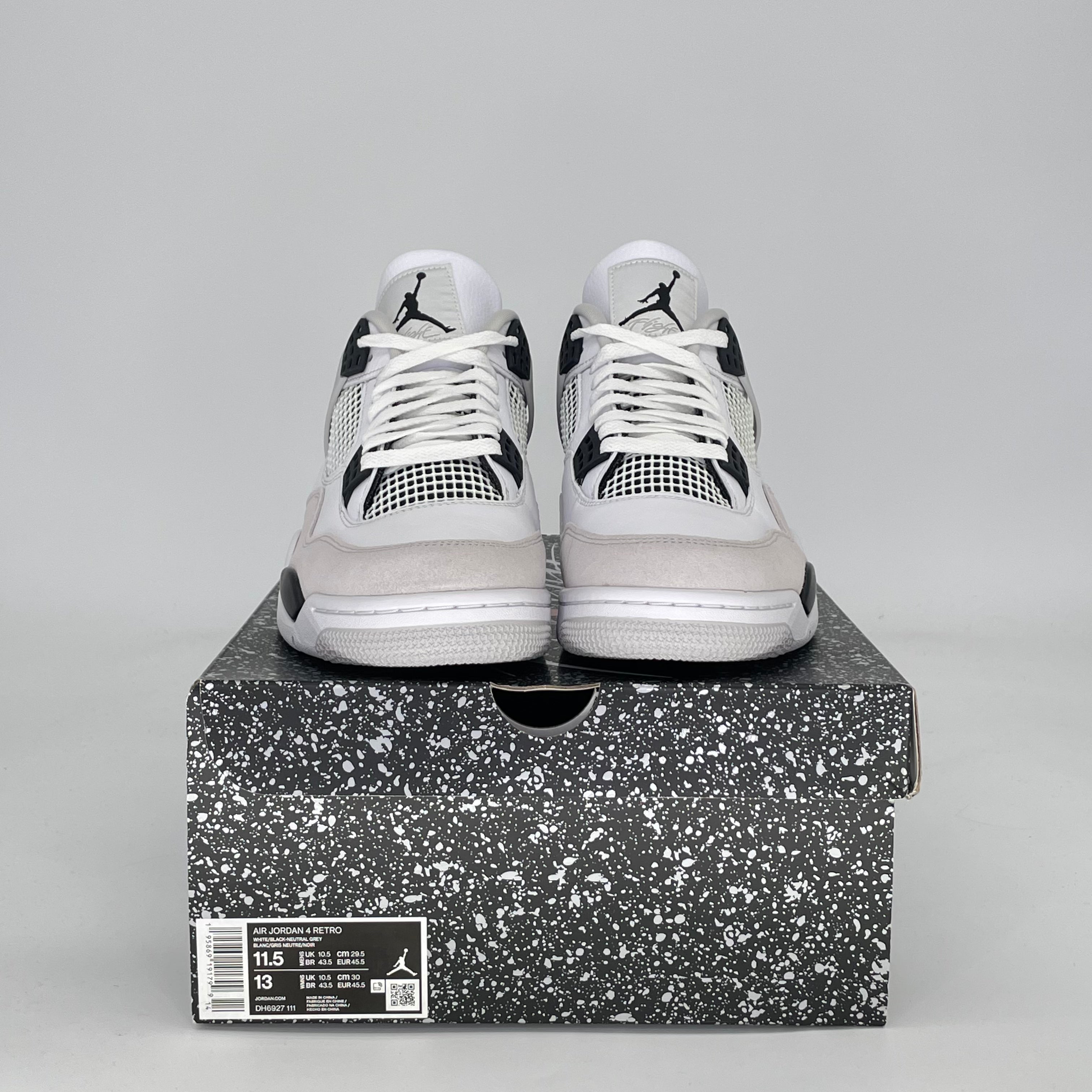 AIR JORDAN 4 MILITARY BLACK DH6927-111 SIZE 11.5/13W