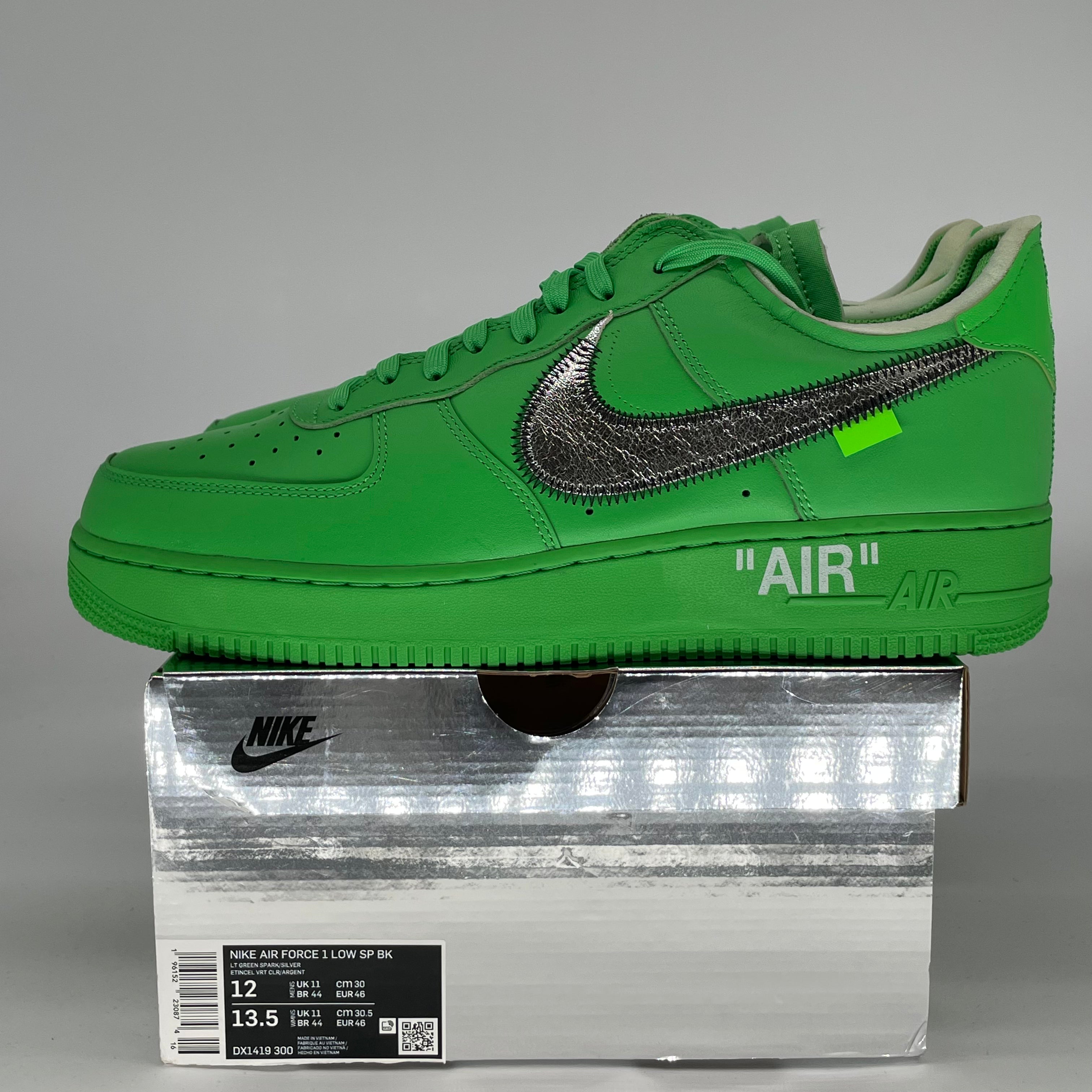 OFF WHITE X NIKE AIR FORCE 1 LOW BROOKLYN DX1419-300 SIZE 12/13.5W