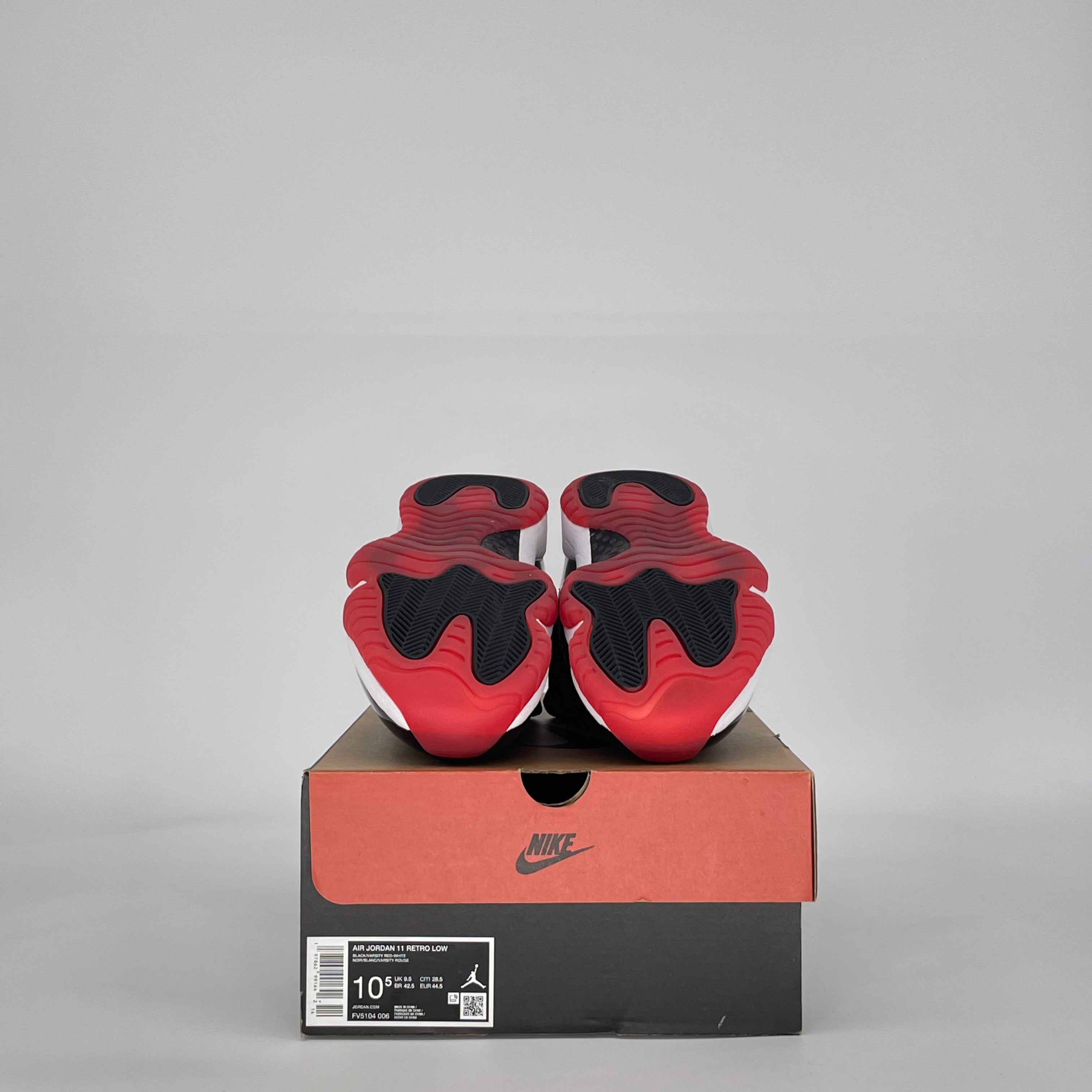 AIR JORDAN 11 LOW BRED FV5104-006 SIZE 10.5/12W