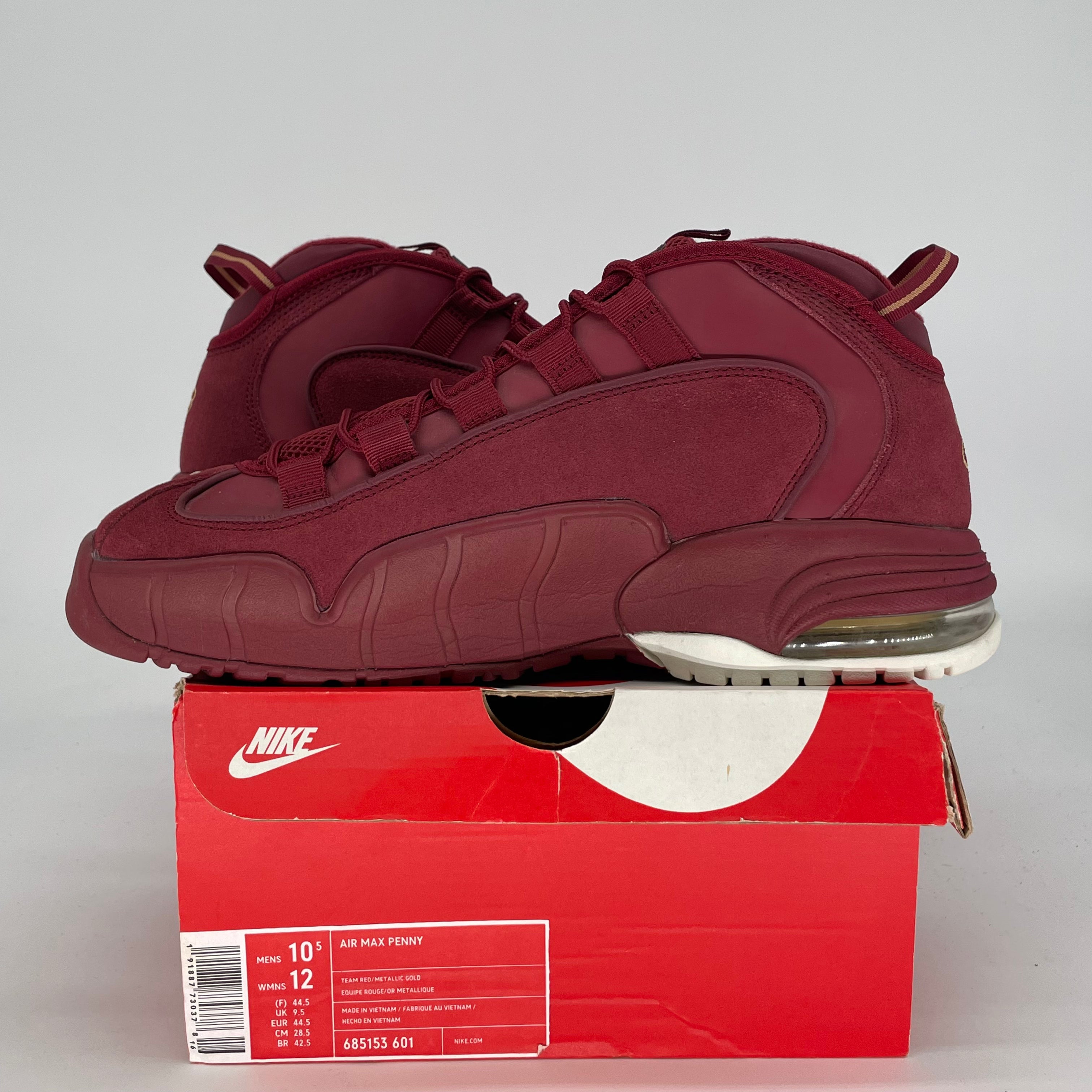 NIKE AIR MAX PENNY HOUSE PARTY 685153-601 SIZE 10.5/12W