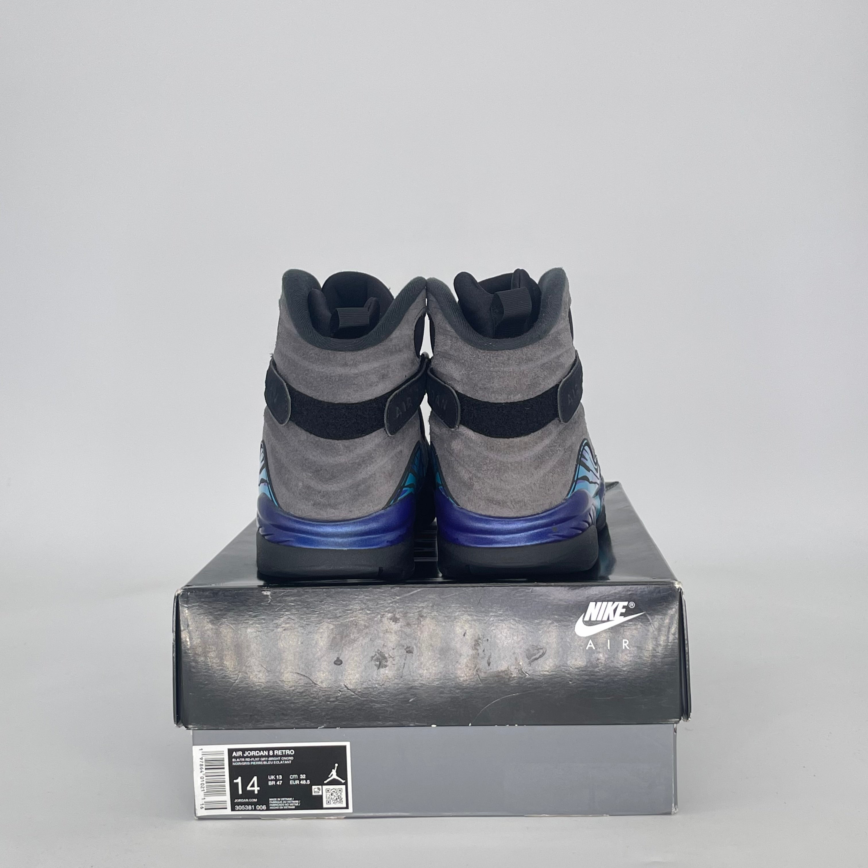 AIR JORDAN 8 AQUA 305381-006 SIZE 14/15.5W
